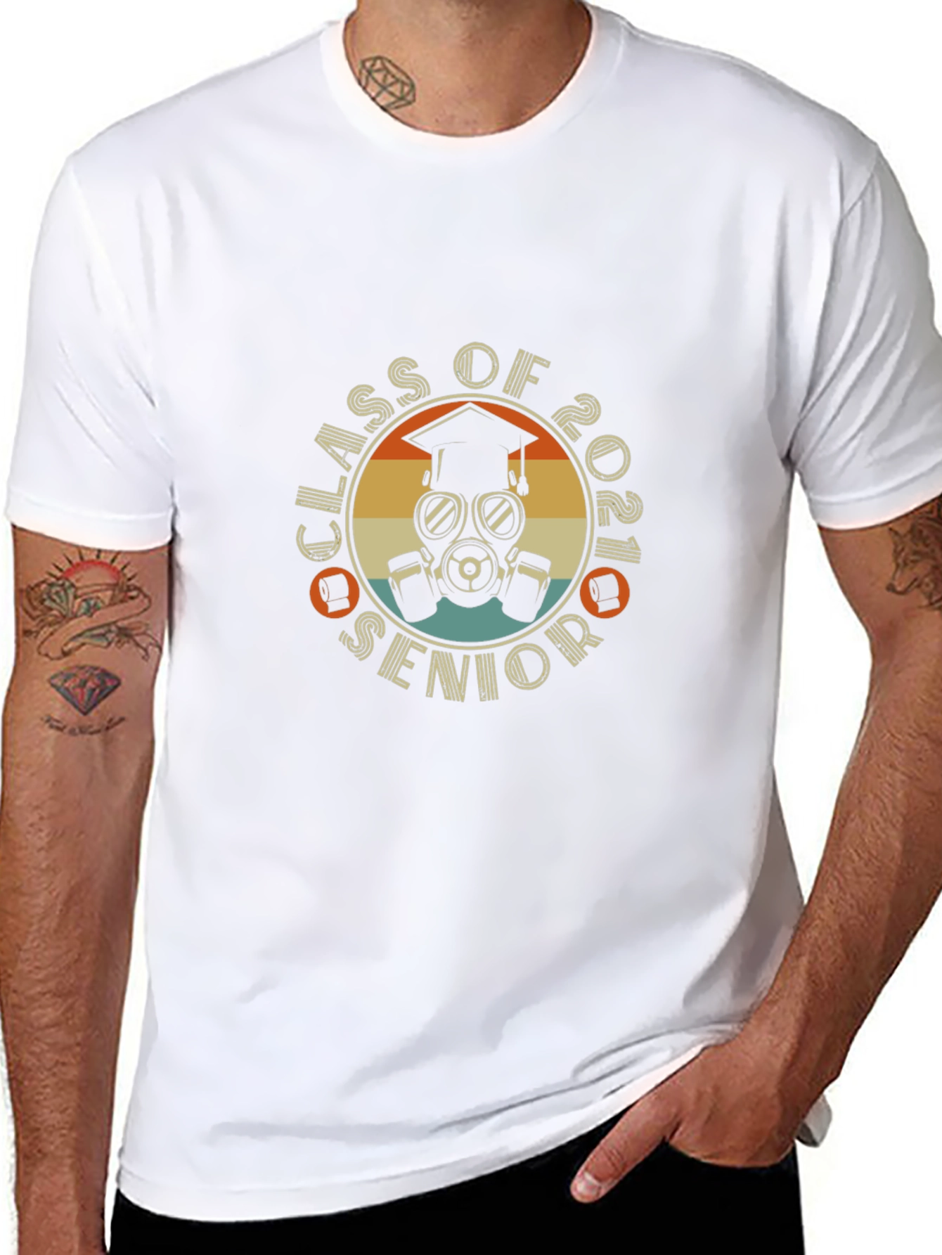 Senior Class of 2021 Gas Mask T-Shirt