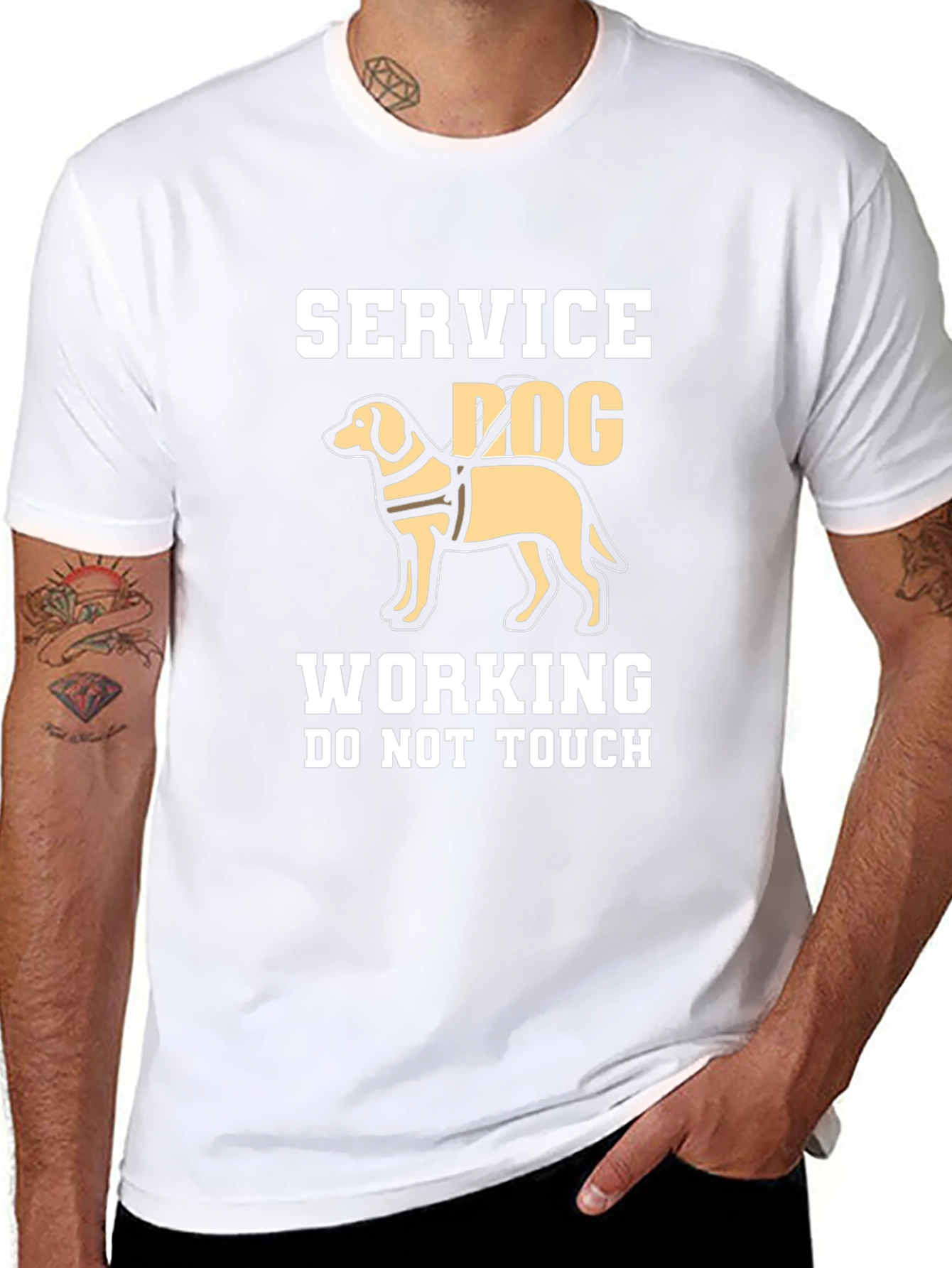 Service Dog Working T-Shirt