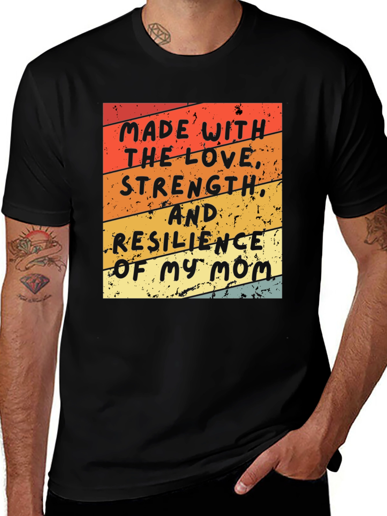 Made with Moms Love T-Shirt