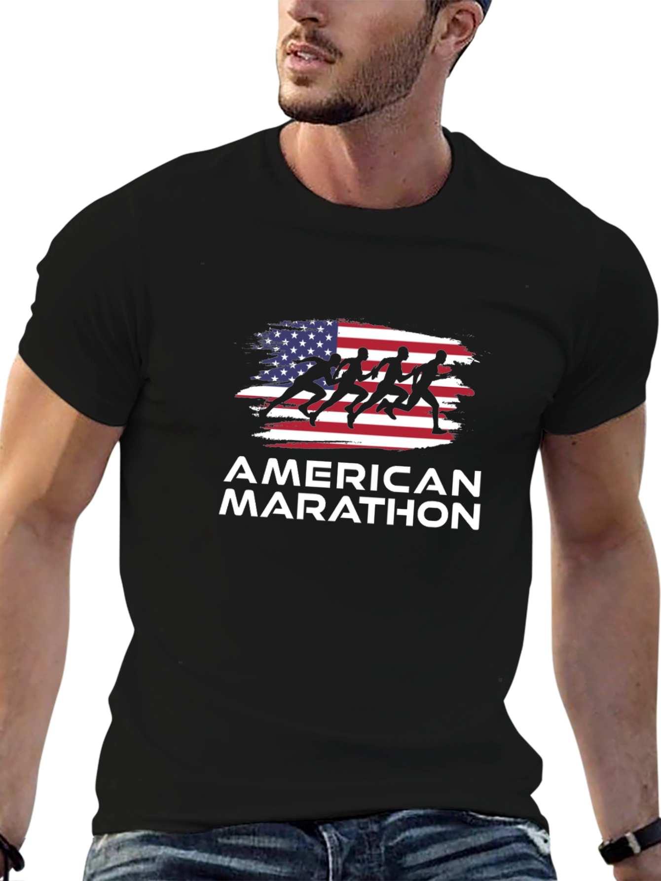 American Marathon Graphic Tee