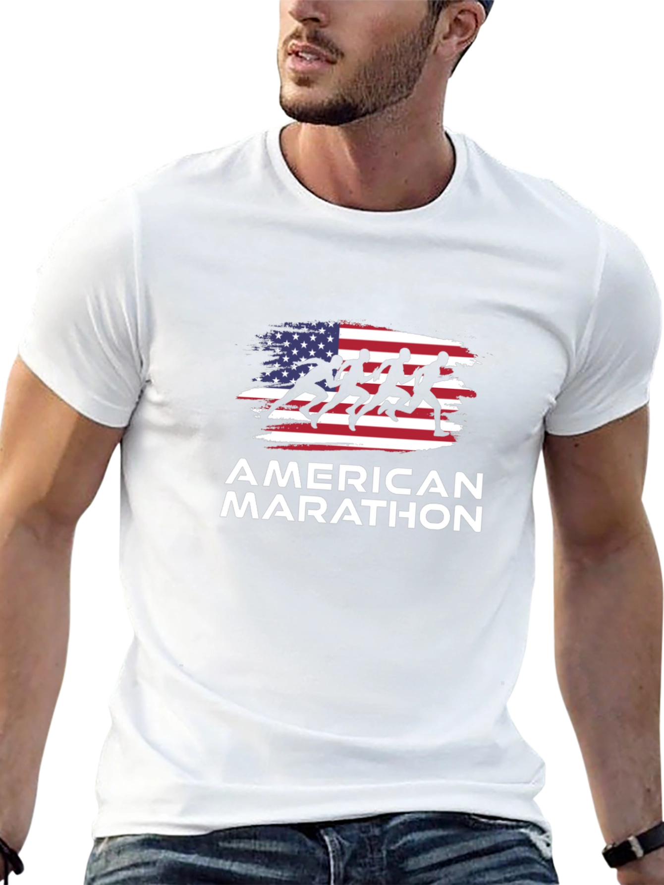American Marathon Graphic Tee