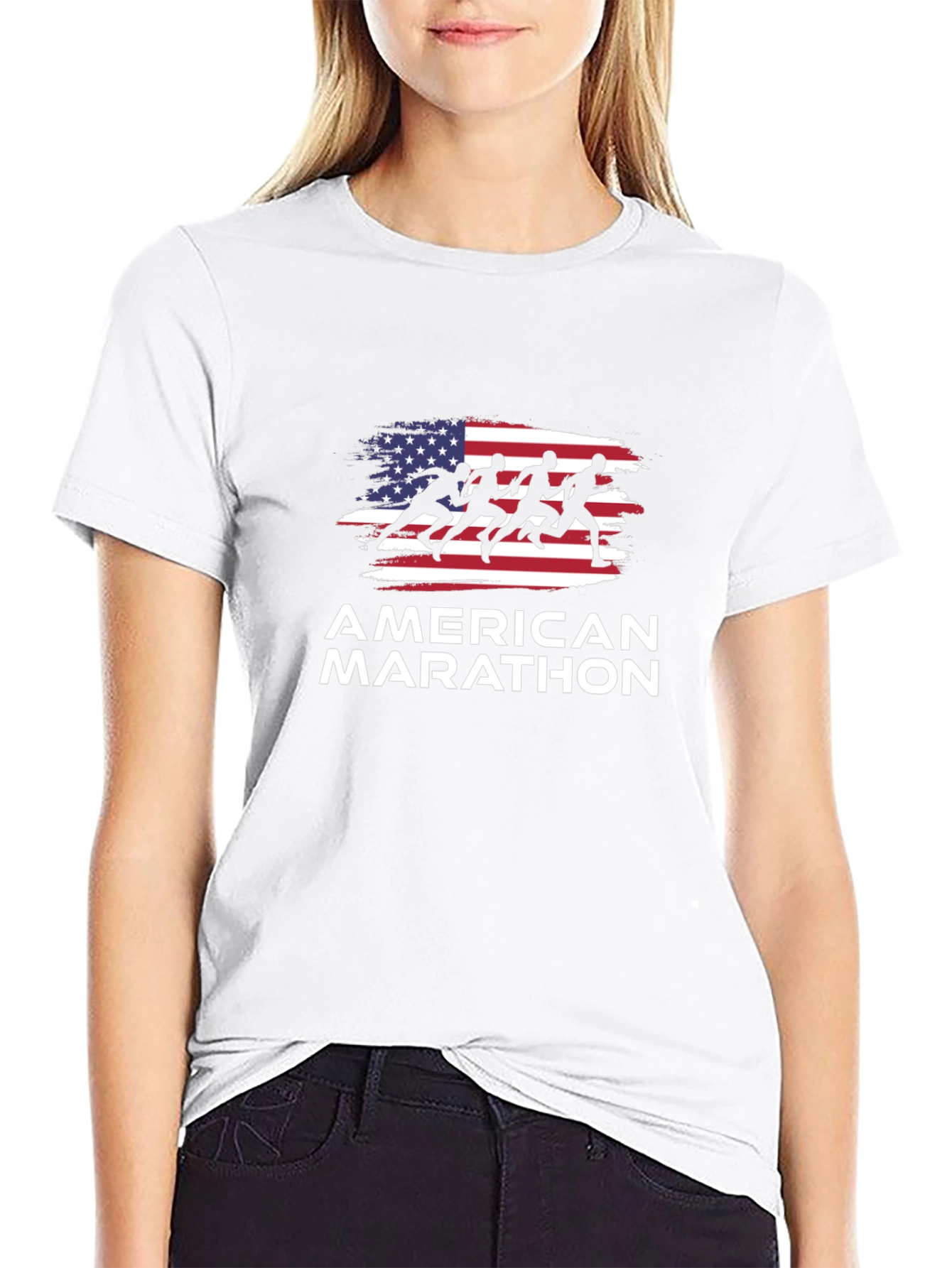 American Marathon Graphic Tee