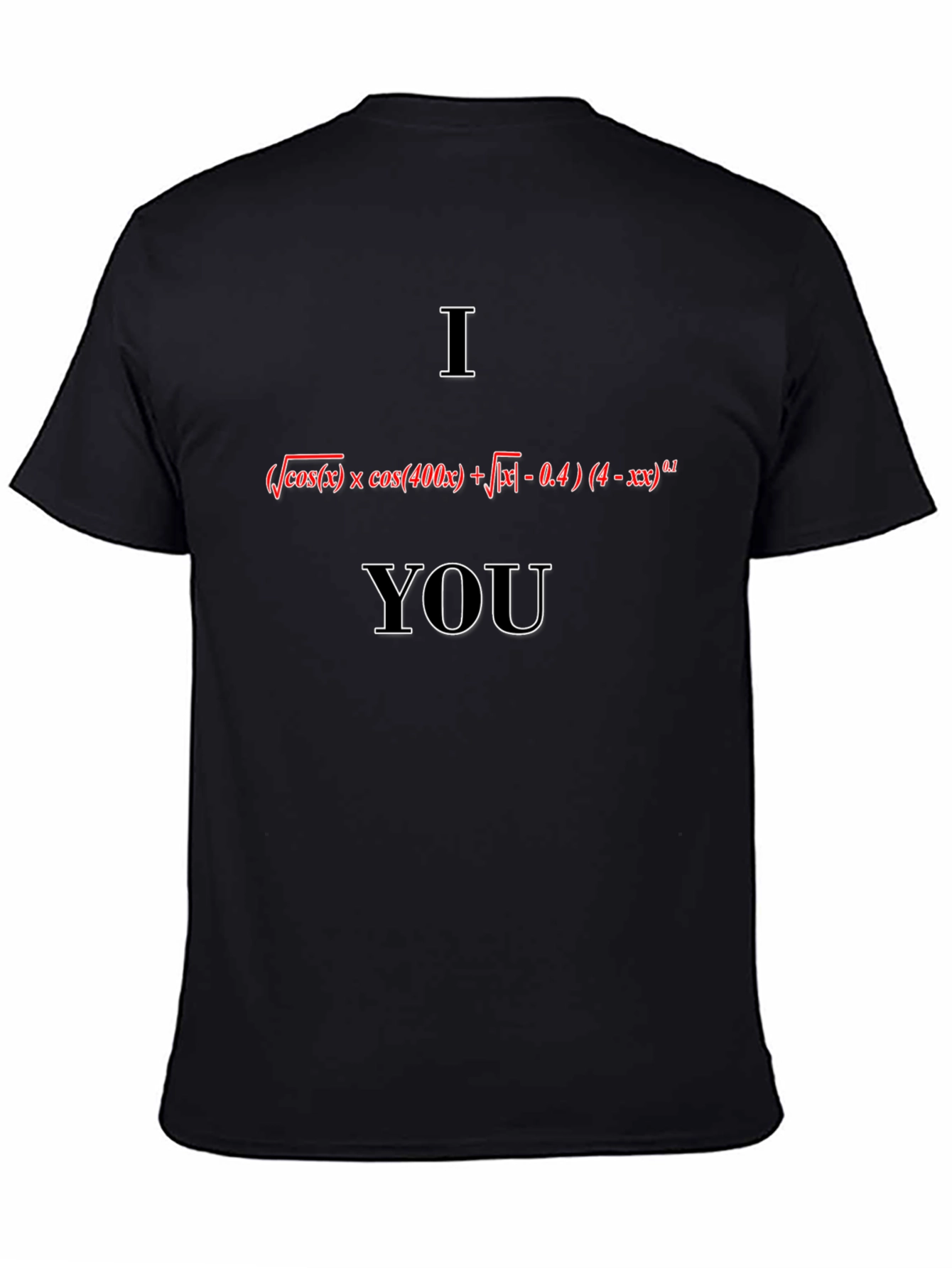 Math Equation I Love You Graphic T-Shirt