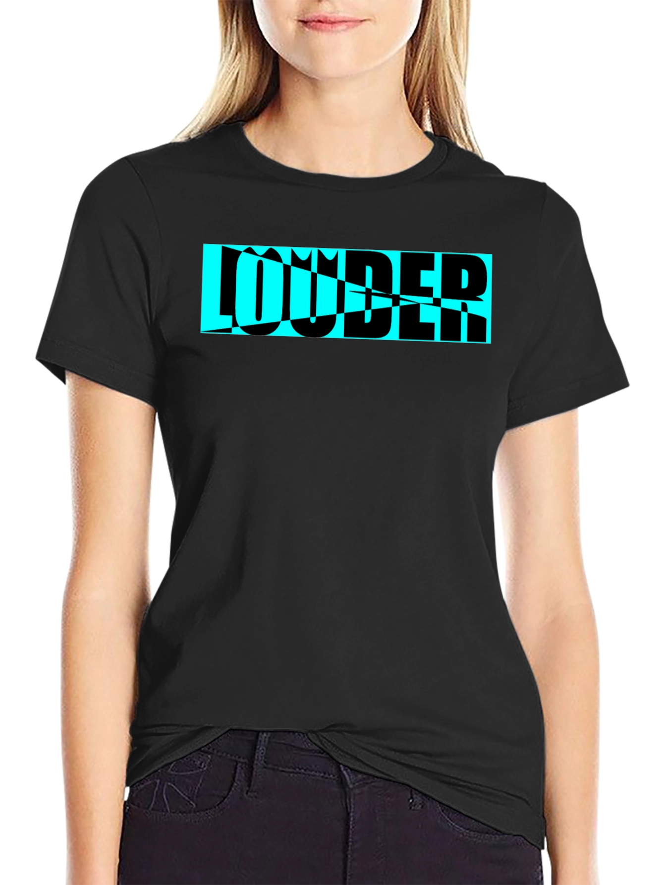 LOUDER Graphic Print Mens T-Shirt