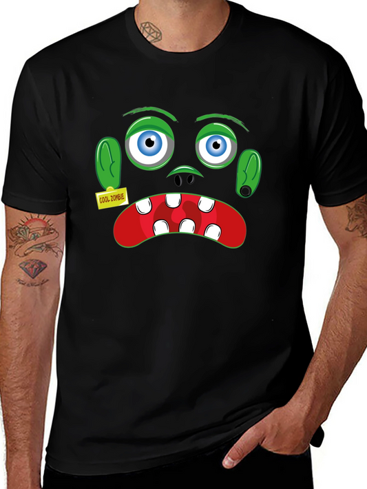 Cool Zombie Graphic T-Shirt - Halloween