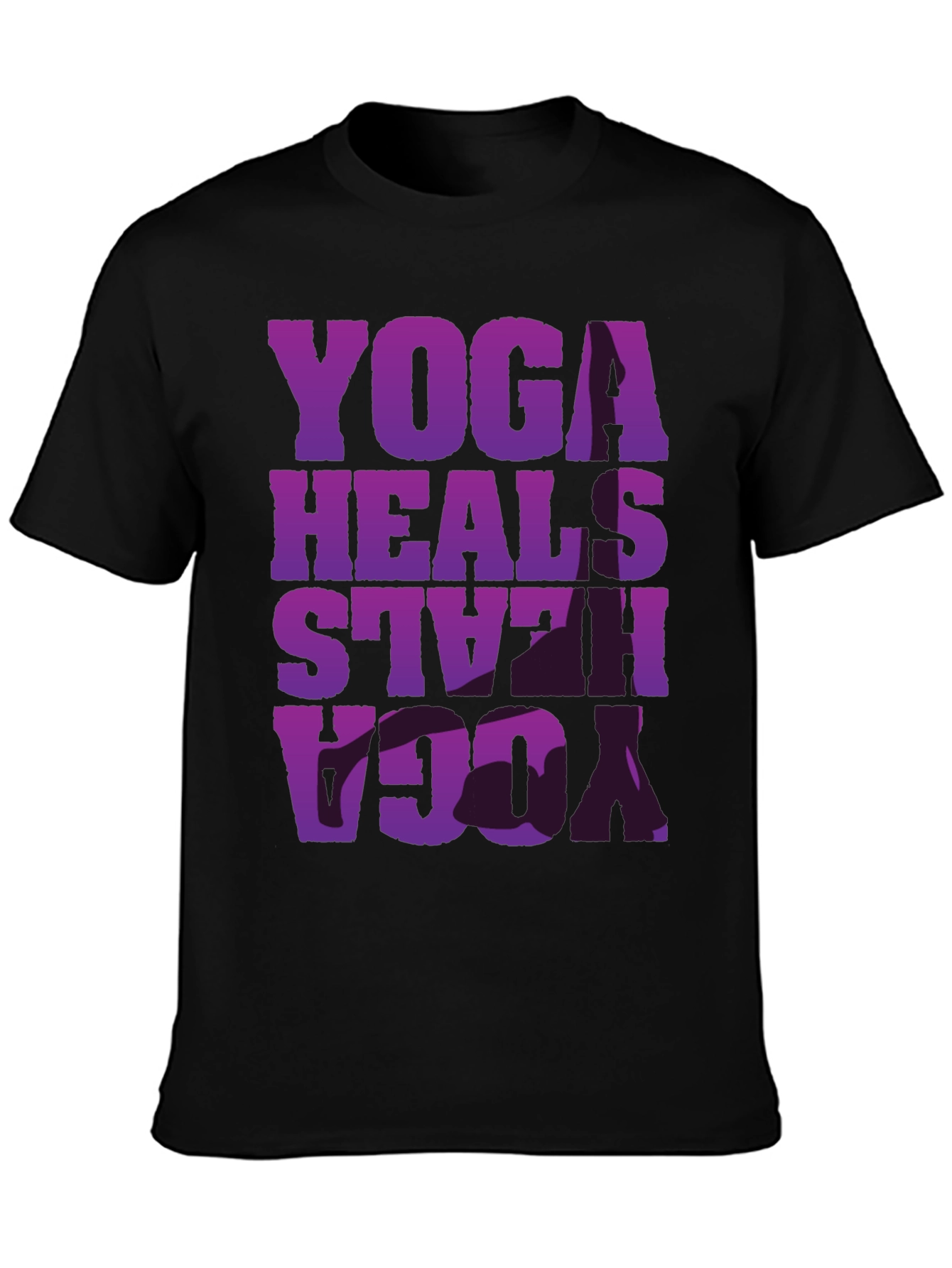 Yoga Heals T-Shirt: Relaxed Fit Soft Cotton Blend