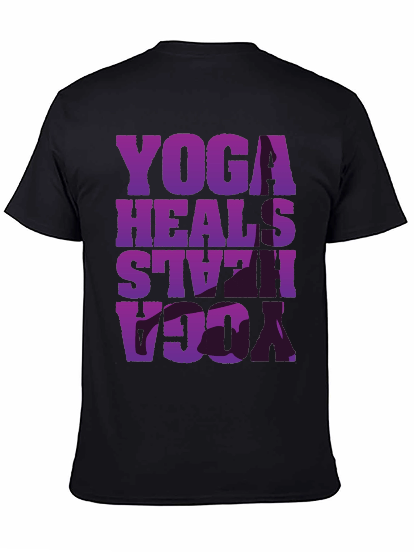 Yoga Heals T-Shirt: Relaxed Fit Soft Cotton Blend