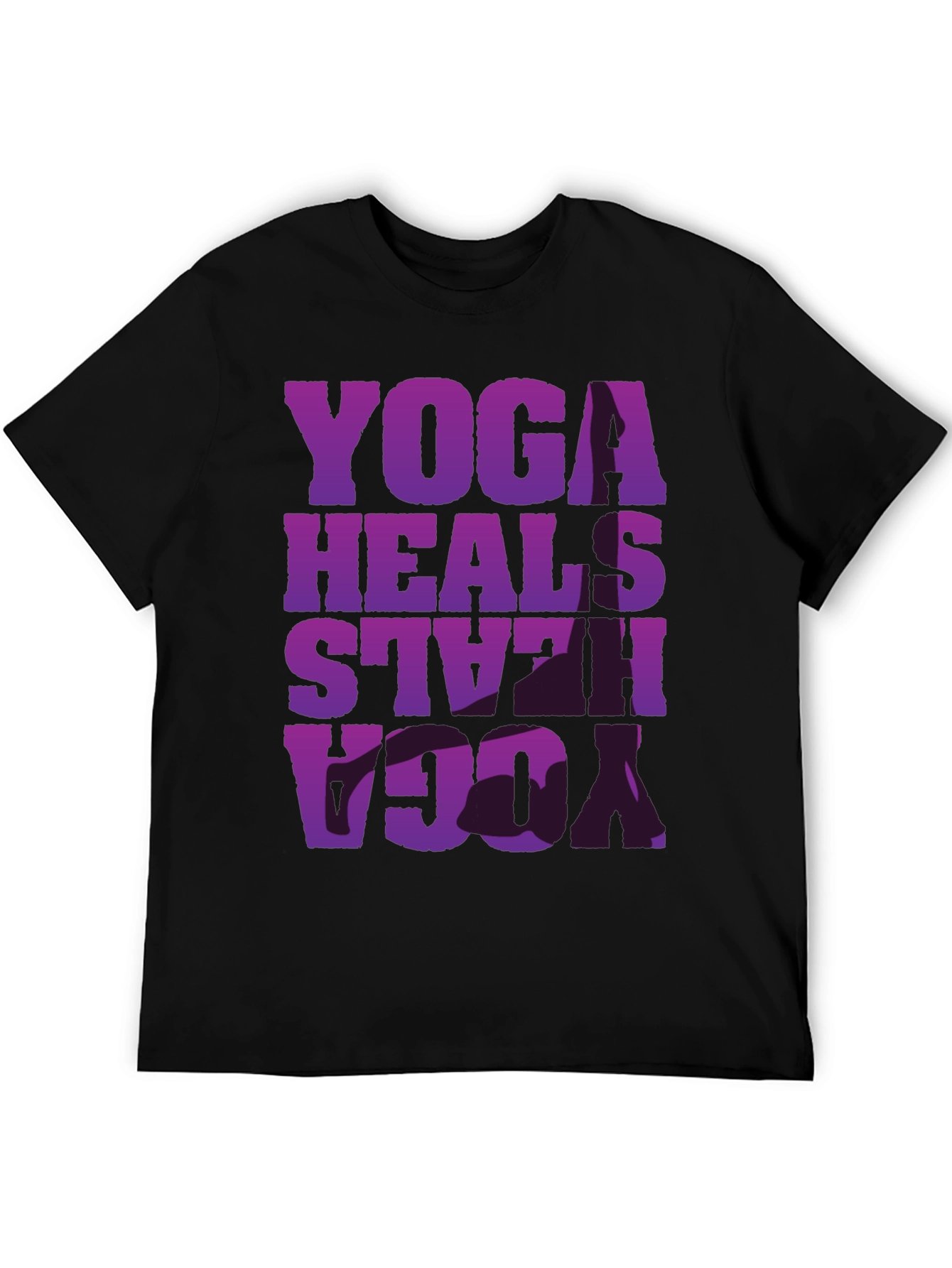 Yoga Heals T-Shirt: Relaxed Fit Soft Cotton Blend
