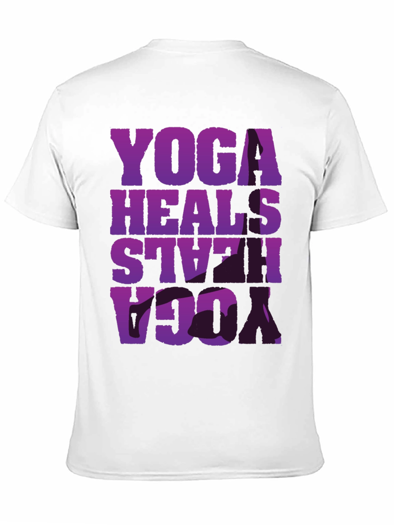 Yoga Heals T-Shirt: Relaxed Fit Soft Cotton Blend