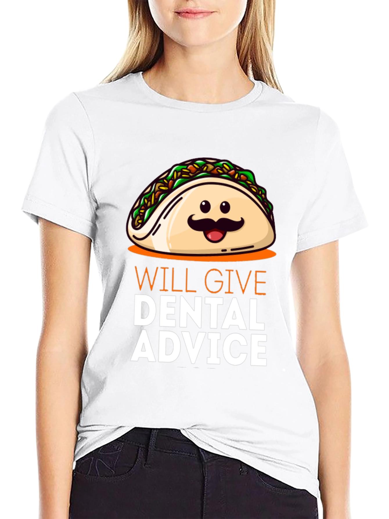 Taco Dental Advice T-Shirt - Funny Dentist Gift