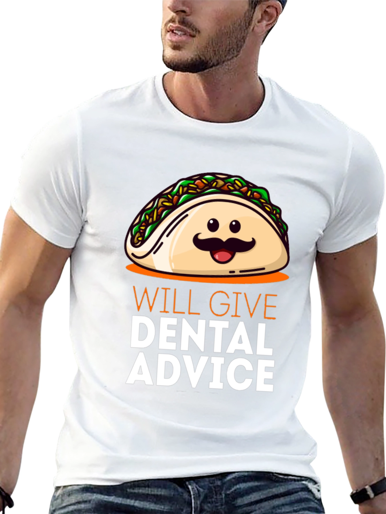 Taco Dental Advice T-Shirt - Funny Dentist Gift