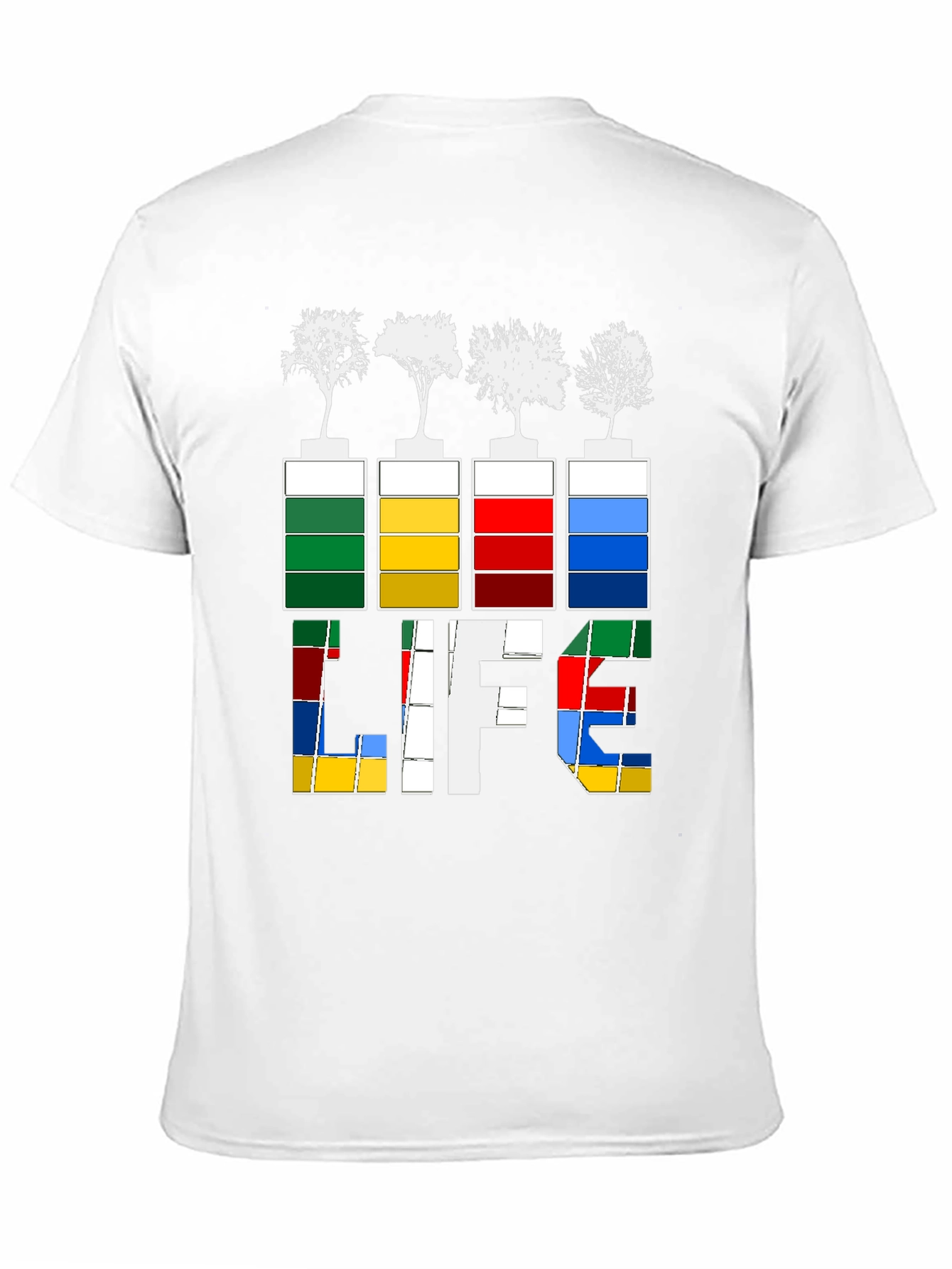 Eco Life Graphic Tee - Tree Battery Design