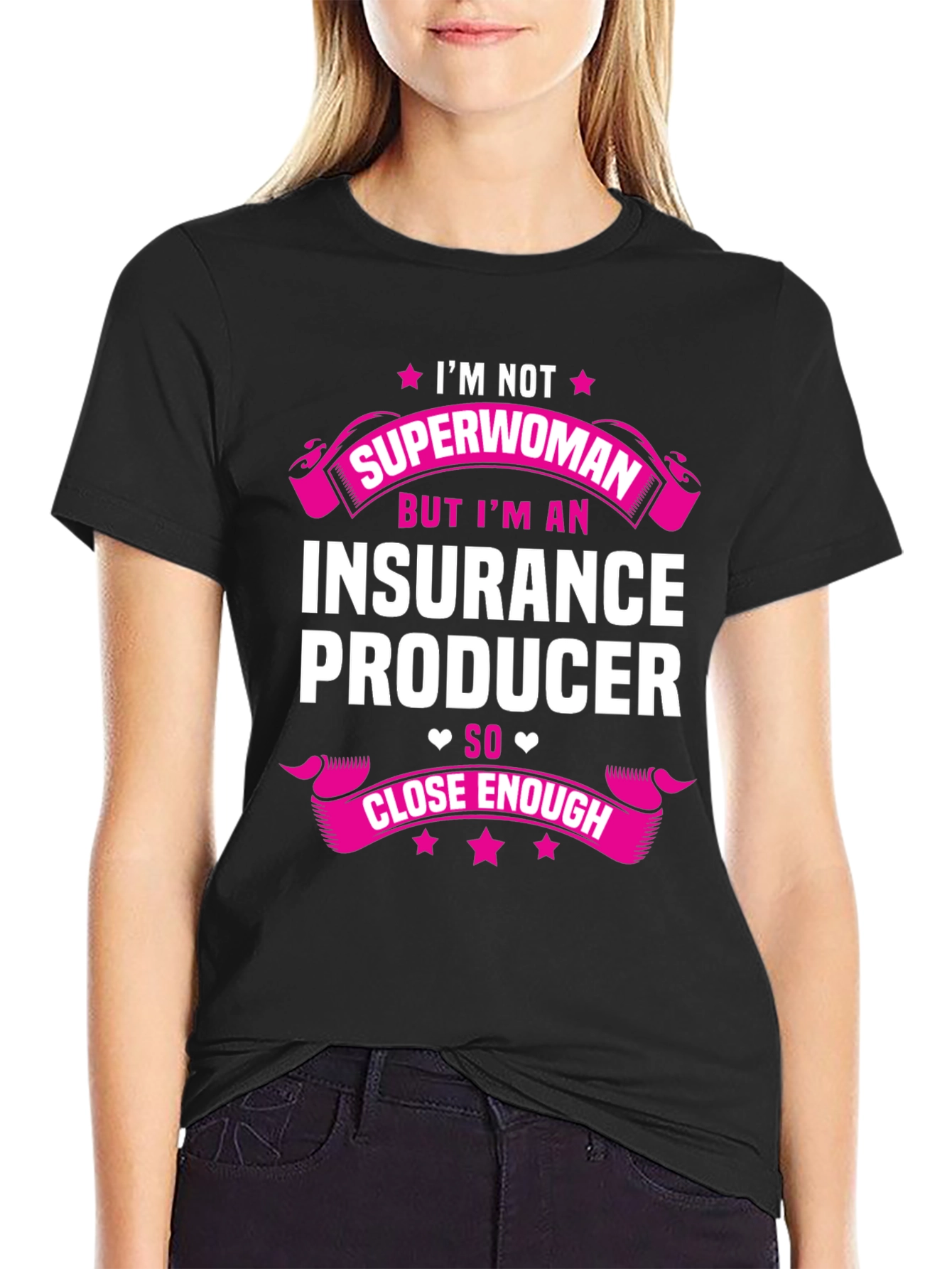 Insurance Producer Superwoman Graphic T-Shirt