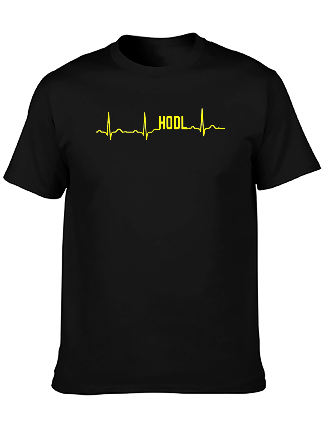 HODL Heartbeat T-Shirt - Crypto Investor Tee