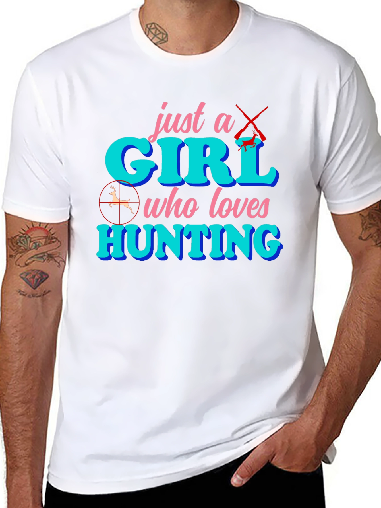 Just a Girl Who Loves Hunting T-Shirt