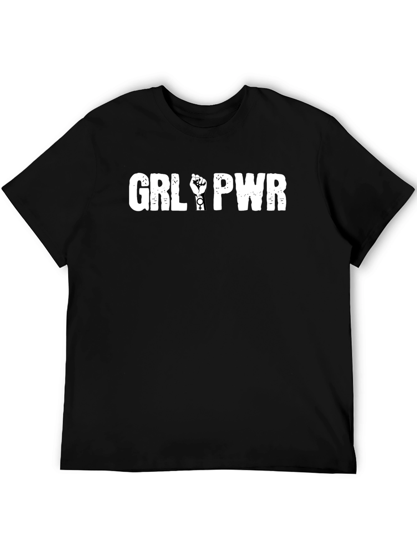 GRL PWR Black T-Shirt - Feminist Power