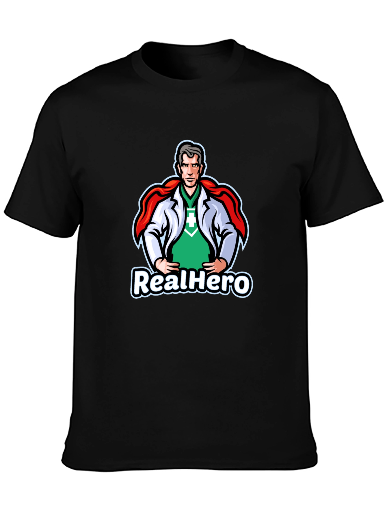 RealHero Doctor T-Shirt - Superhero Medical Apparel
