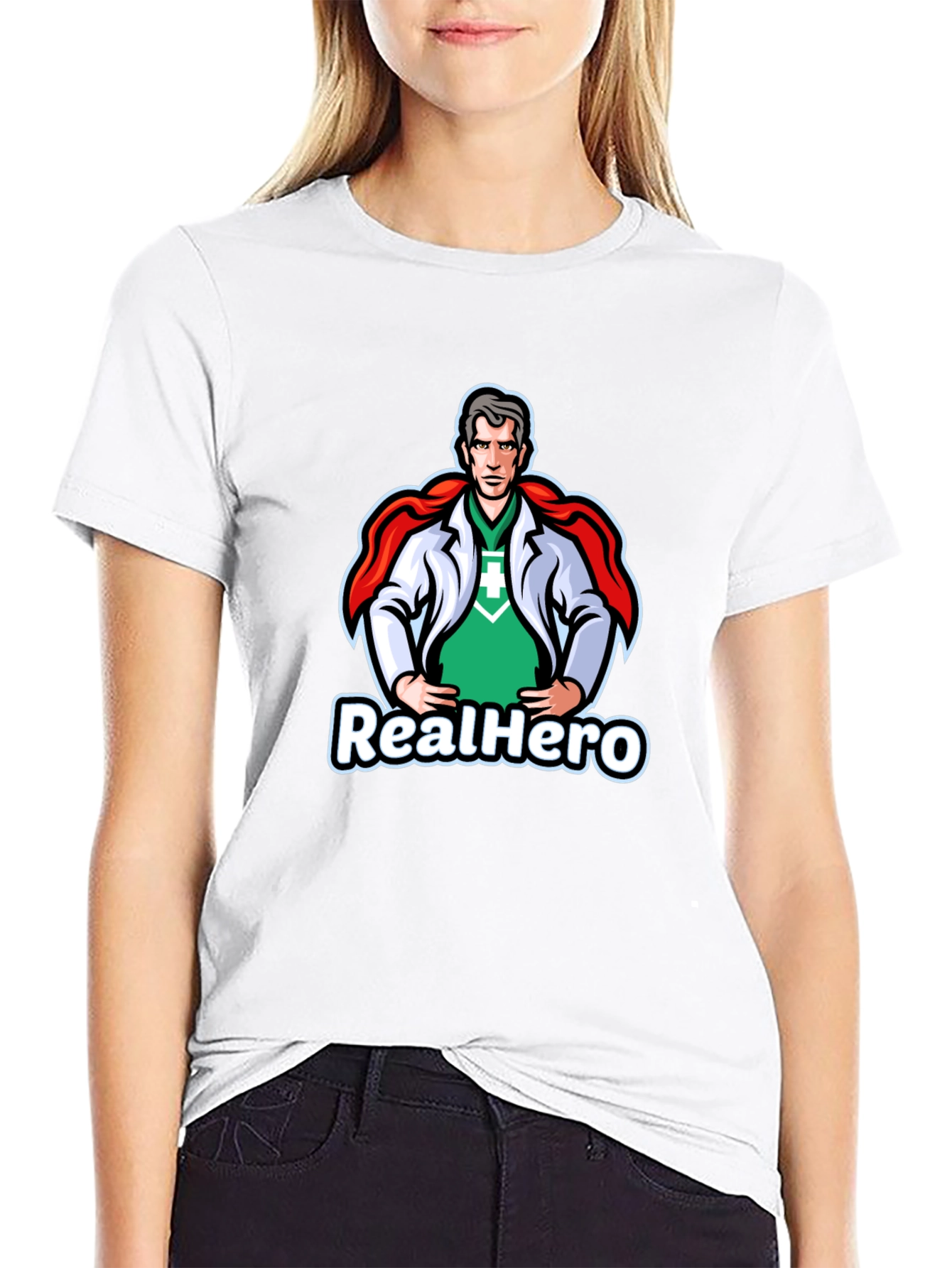 RealHero Doctor T-Shirt - Superhero Medical Apparel