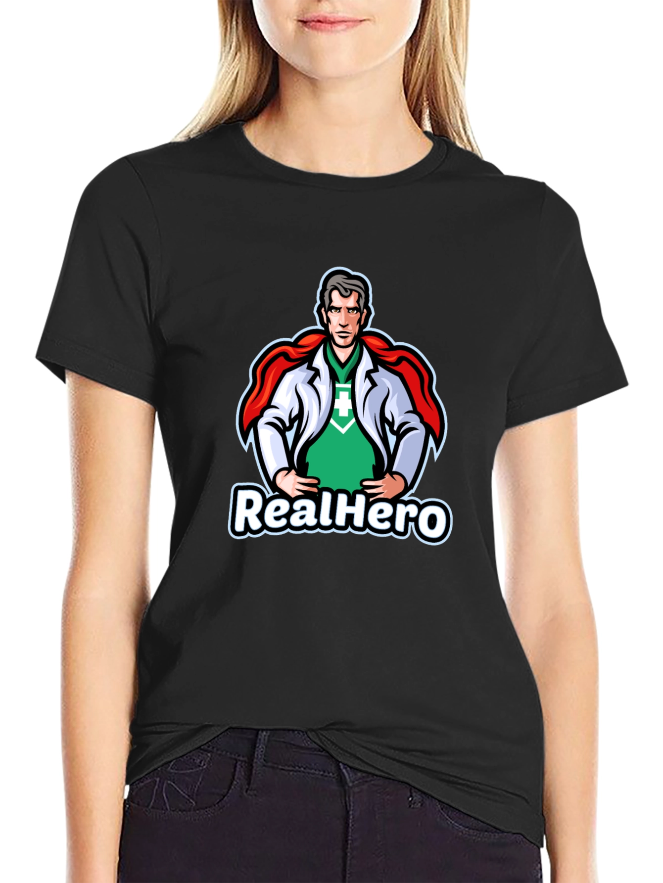 RealHero Doctor T-Shirt - Superhero Medical Apparel