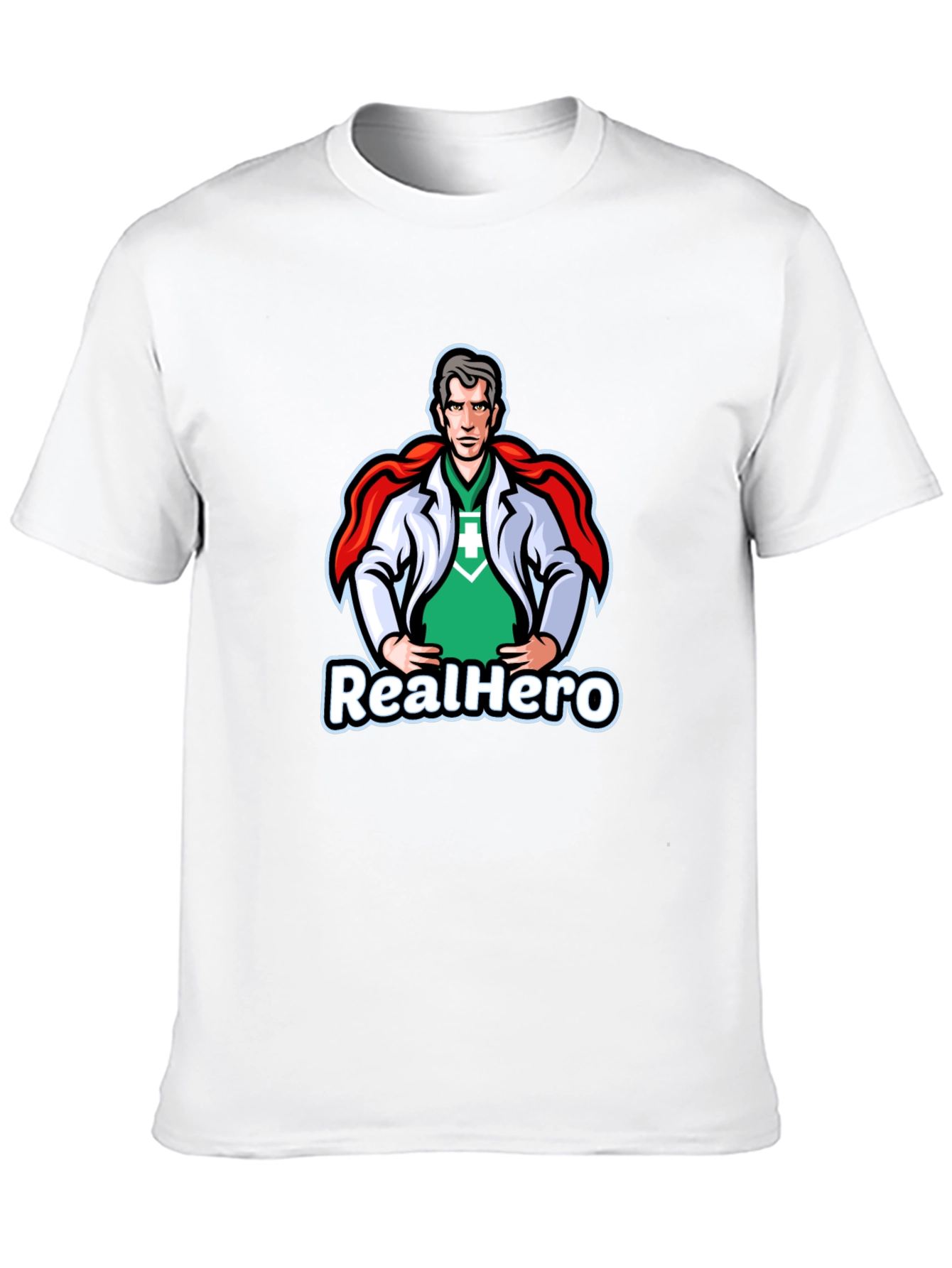 RealHero Doctor T-Shirt - Superhero Medical Apparel