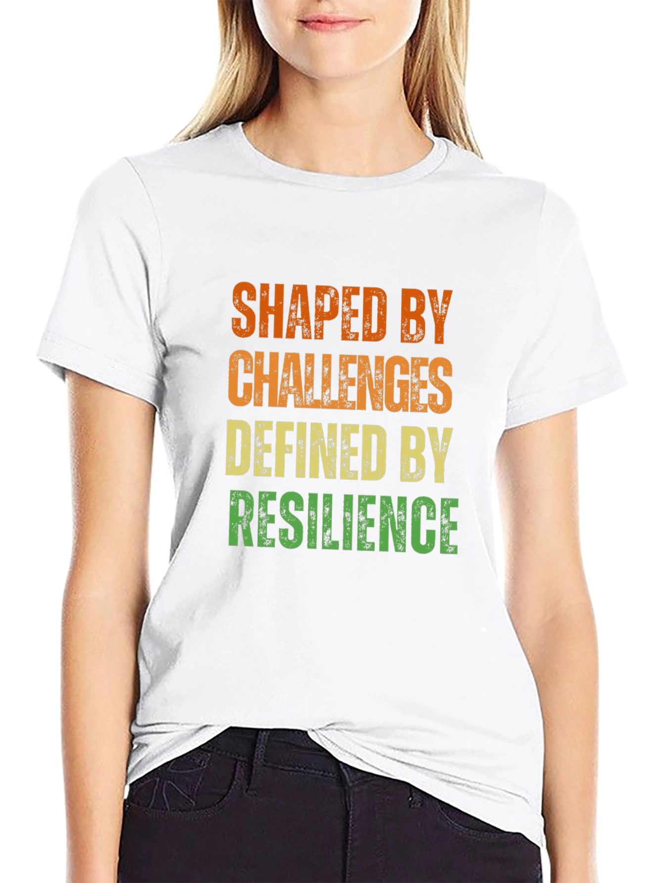 Shaped by Challenges Resilience Graphic Tee