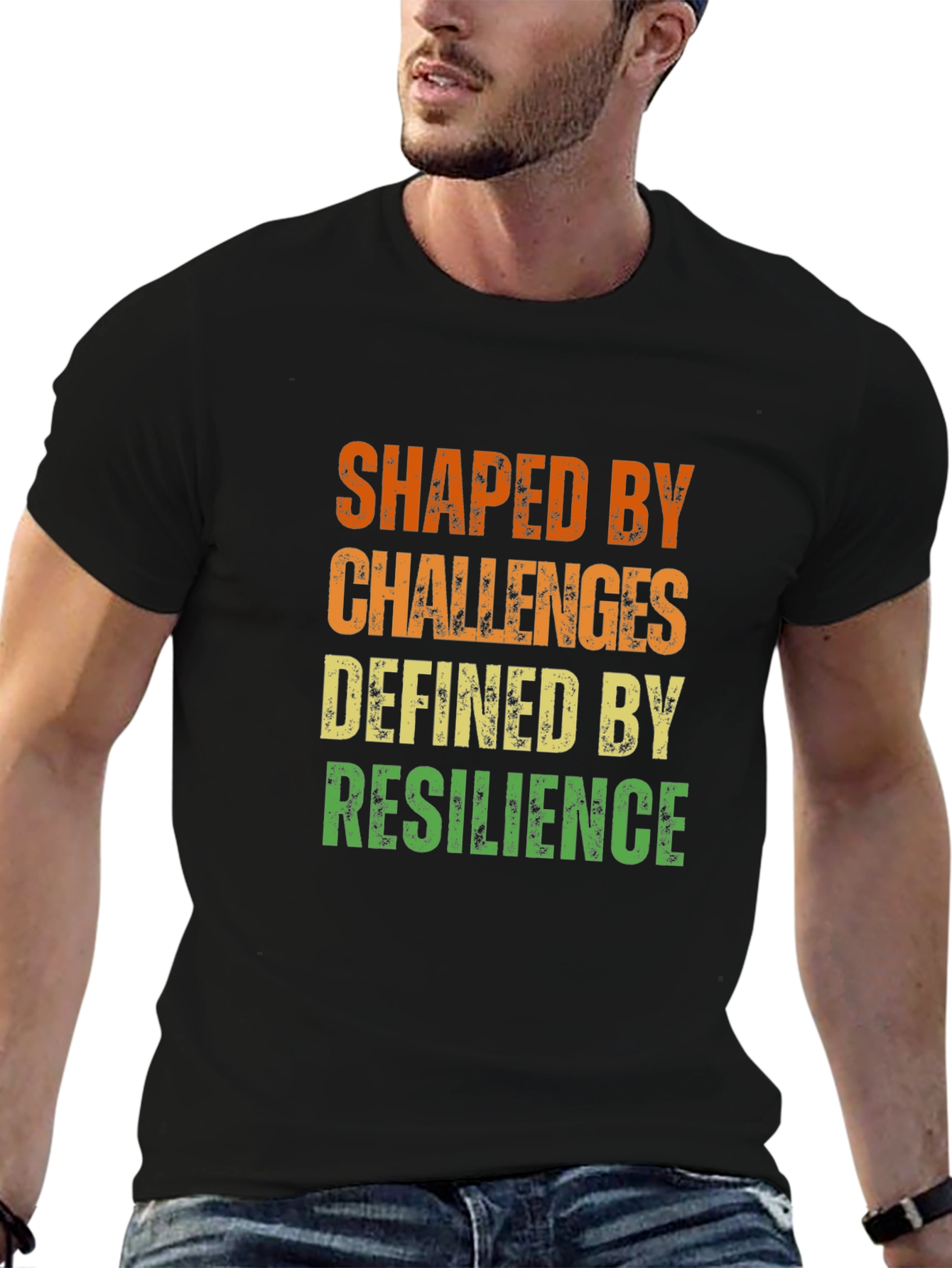 Shaped by Challenges Resilience Graphic Tee