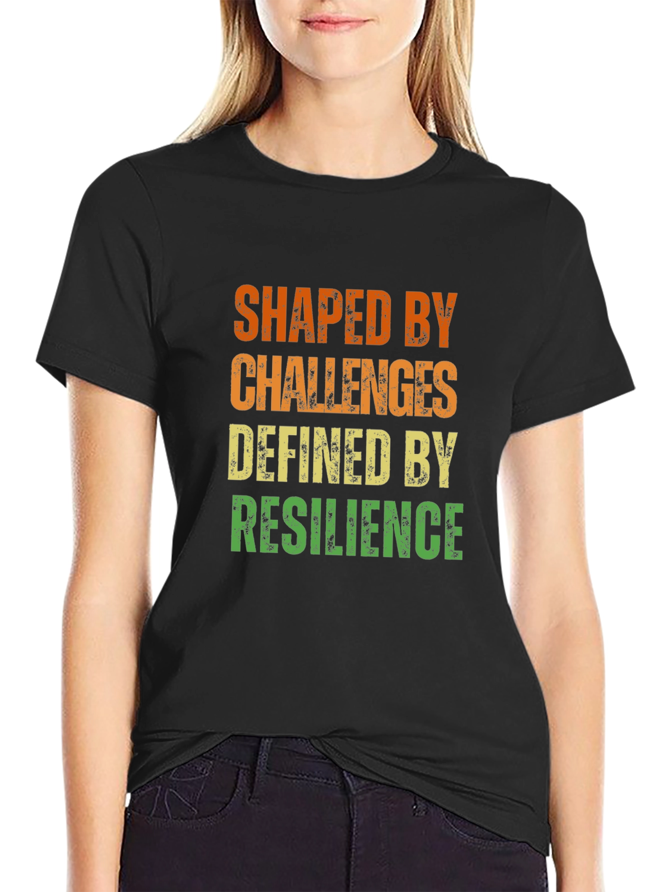 Shaped by Challenges Resilience Graphic Tee