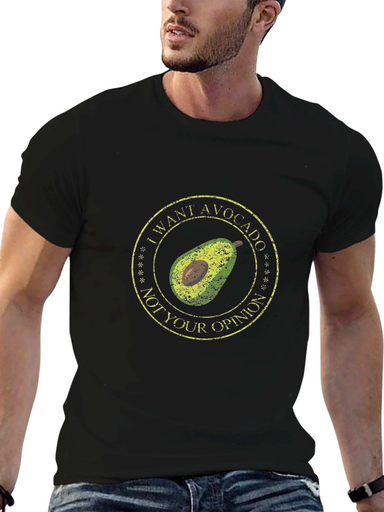 Avocado Opinion Graphic Tee