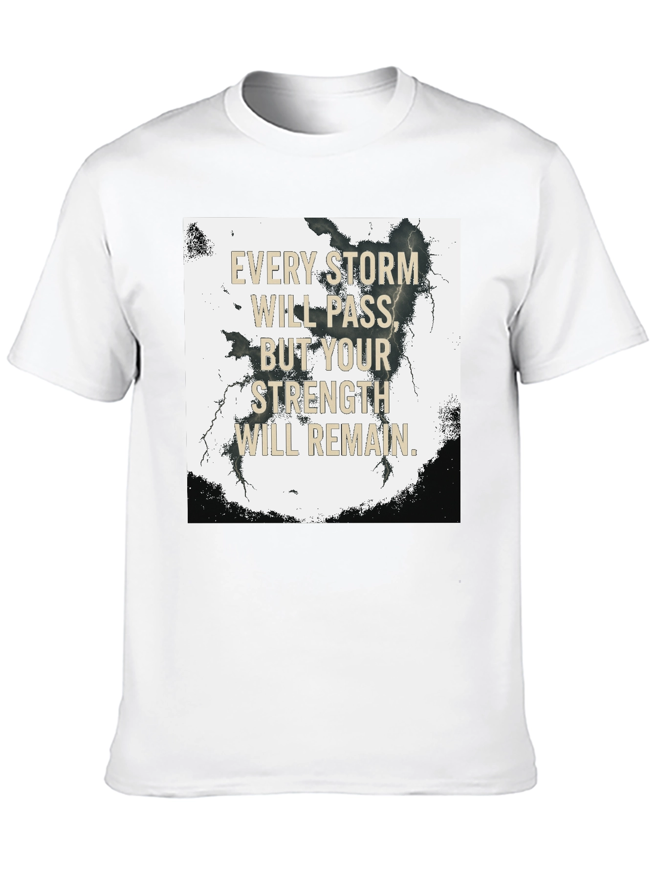 Inspirational Storm Strength Graphic Tee