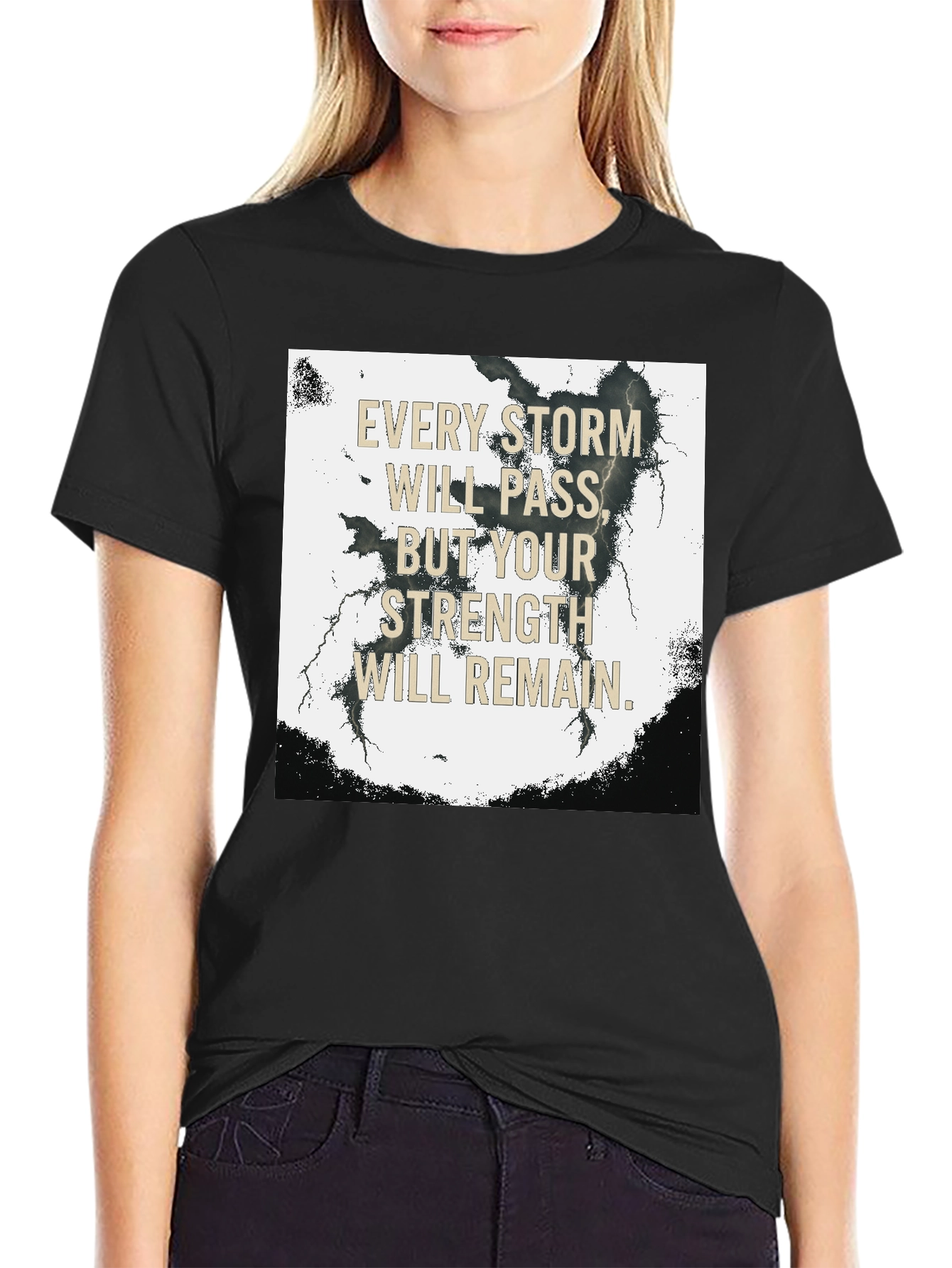 Inspirational Storm Strength Graphic Tee