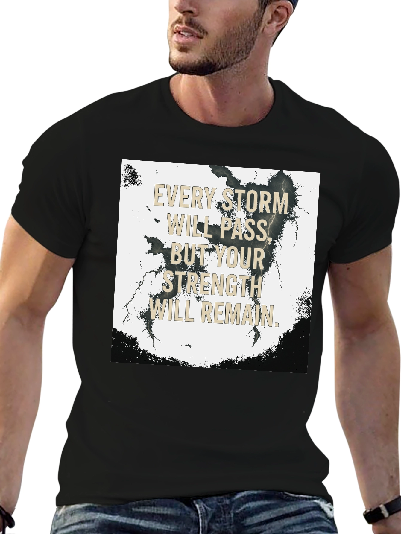 Inspirational Storm Strength Graphic Tee
