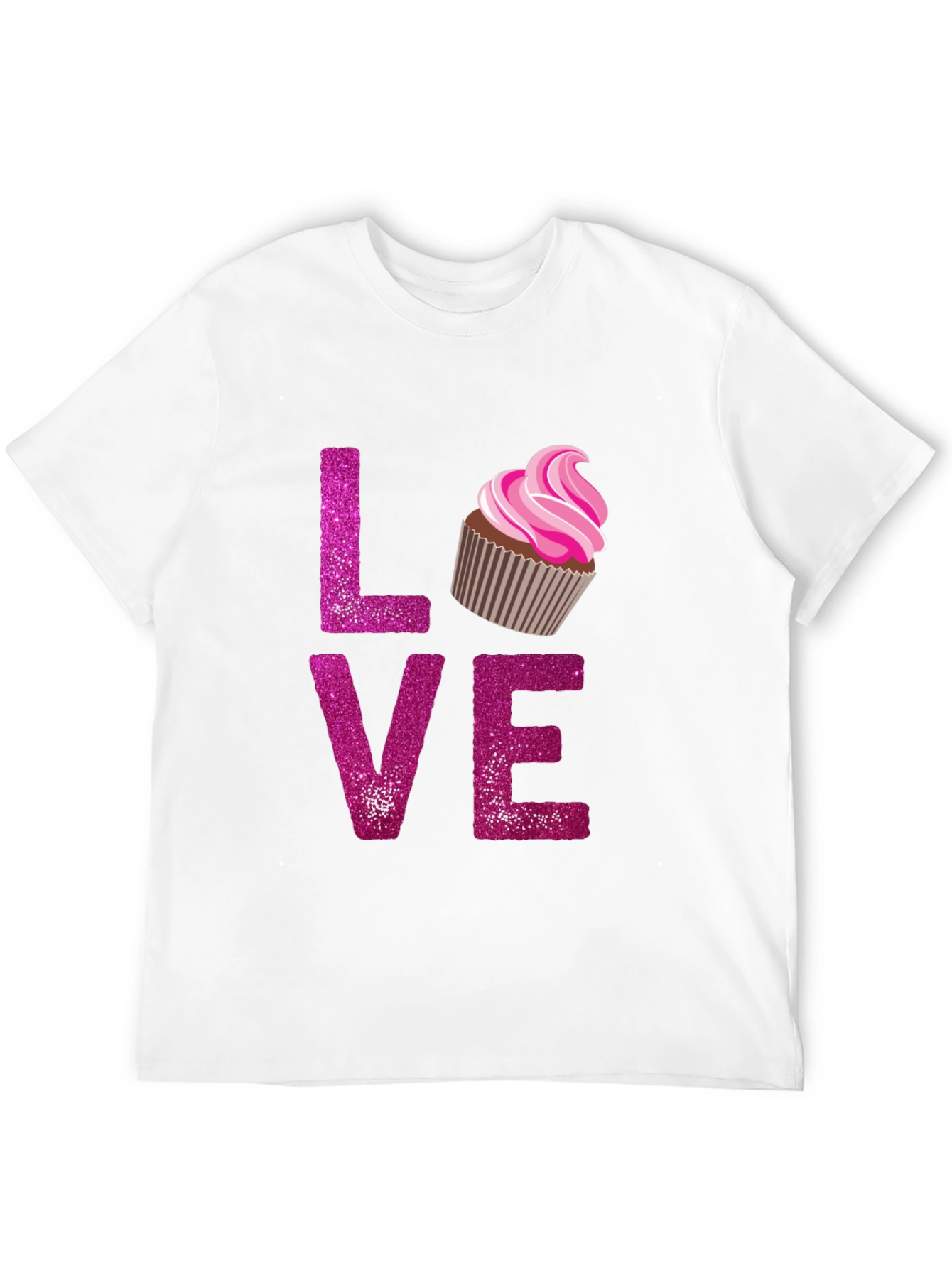 Love Cupcake Graphic Tee - Black