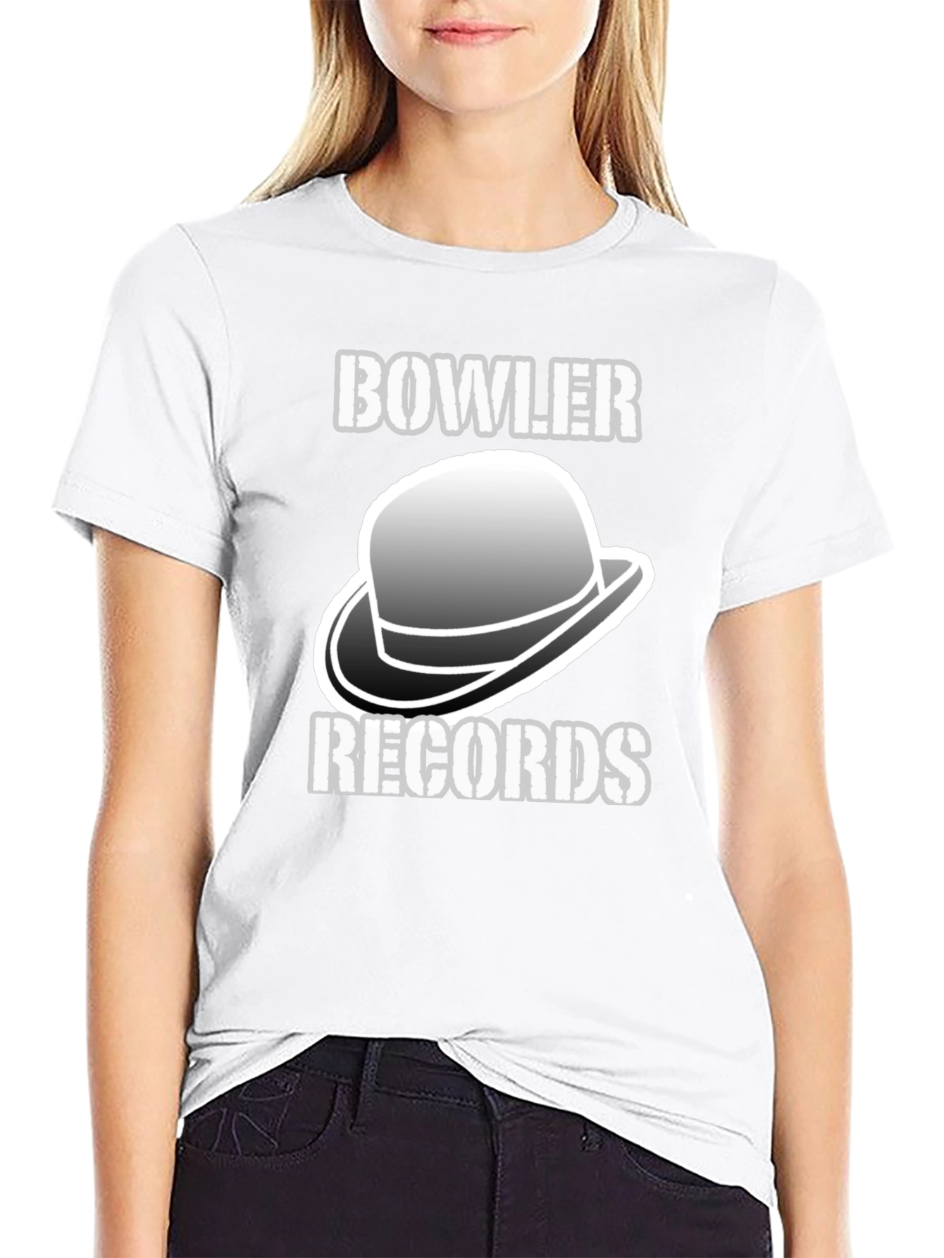 Bowler Records Black T-Shirt
