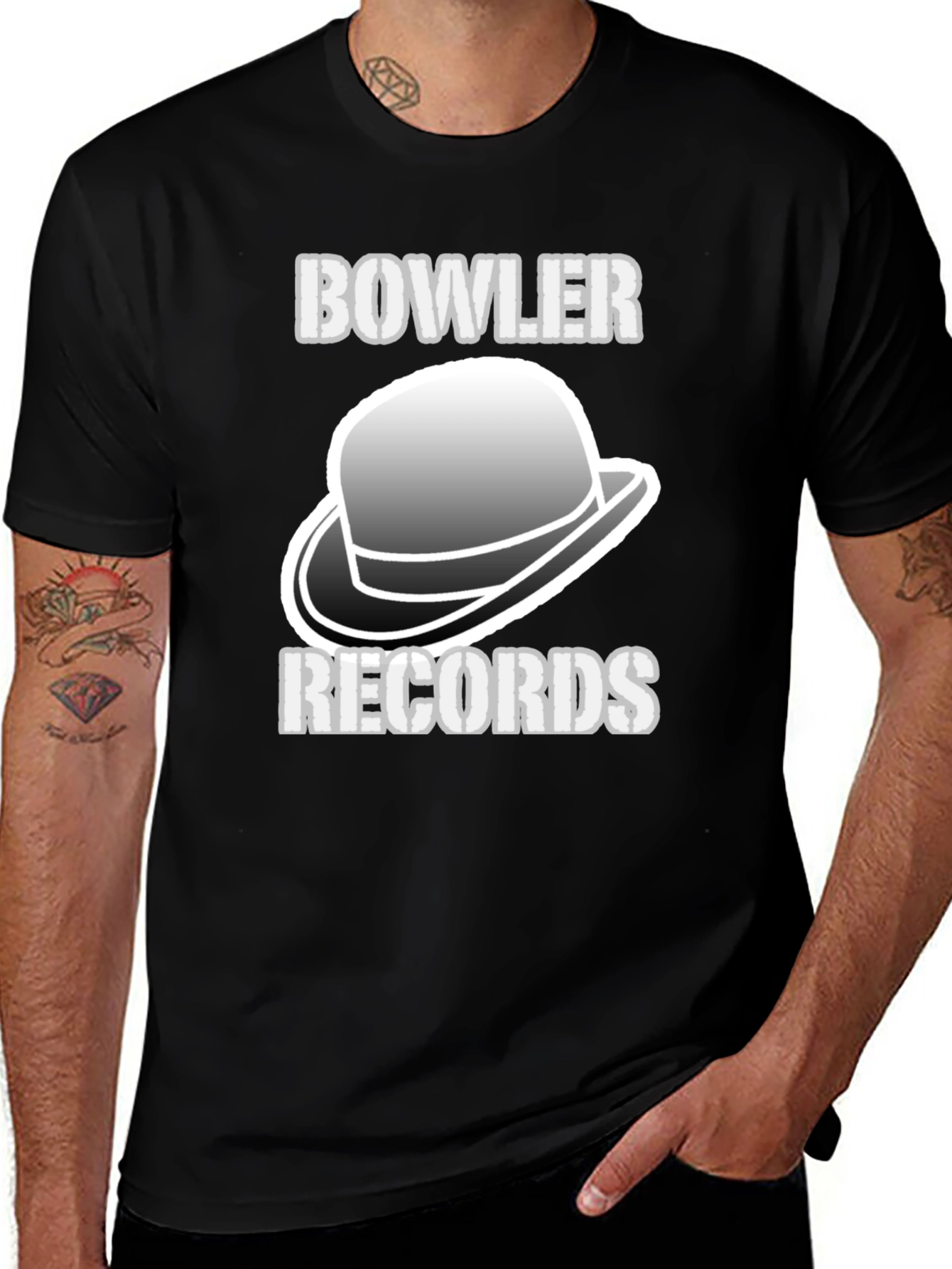 Bowler Records Black T-Shirt