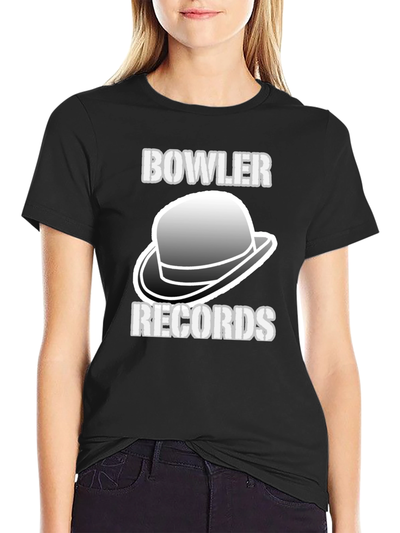 Bowler Records Black T-Shirt