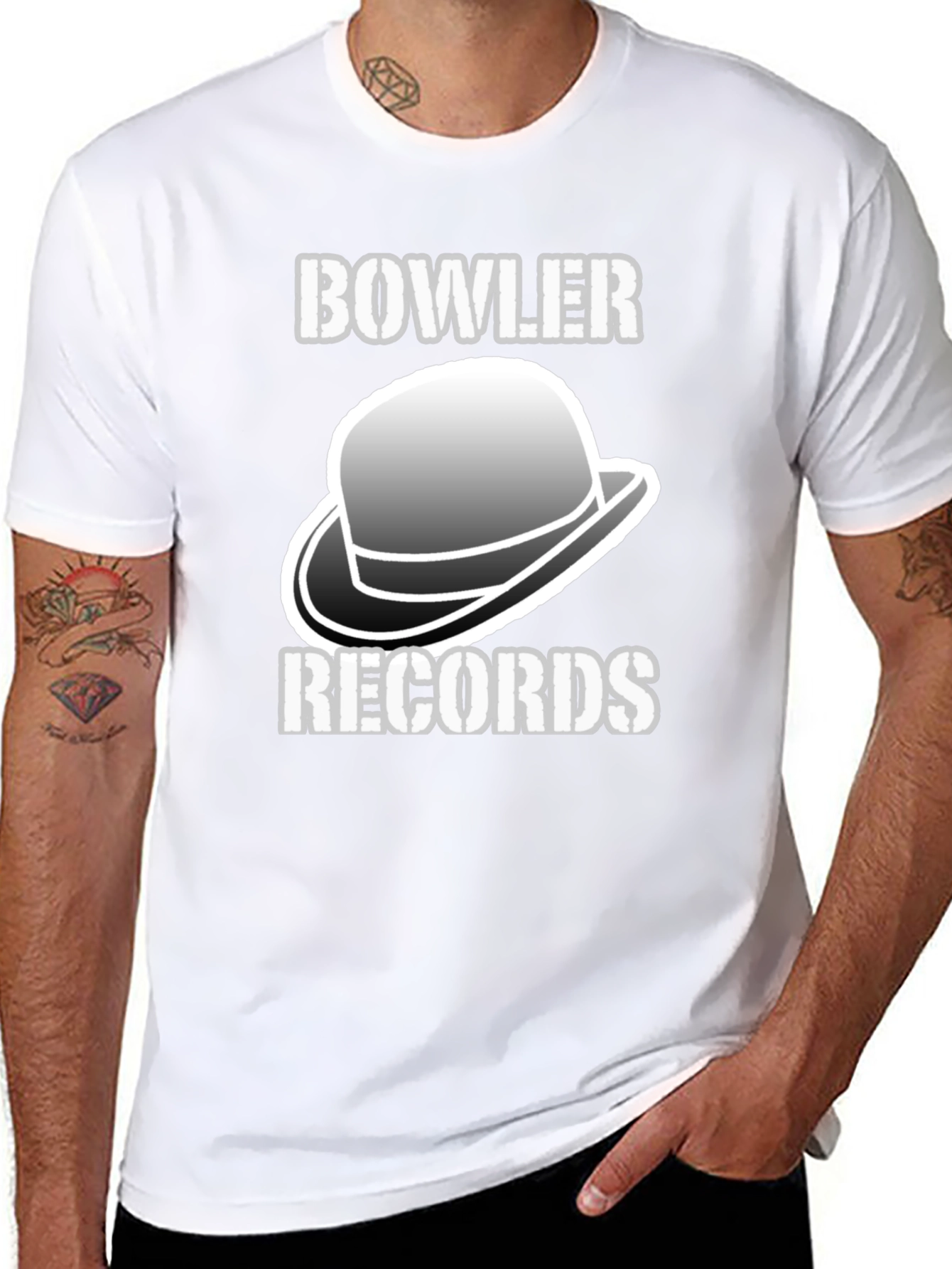 Bowler Records Black T-Shirt