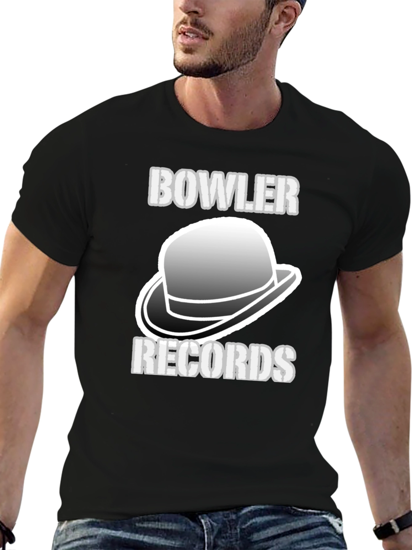 Bowler Records Black T-Shirt