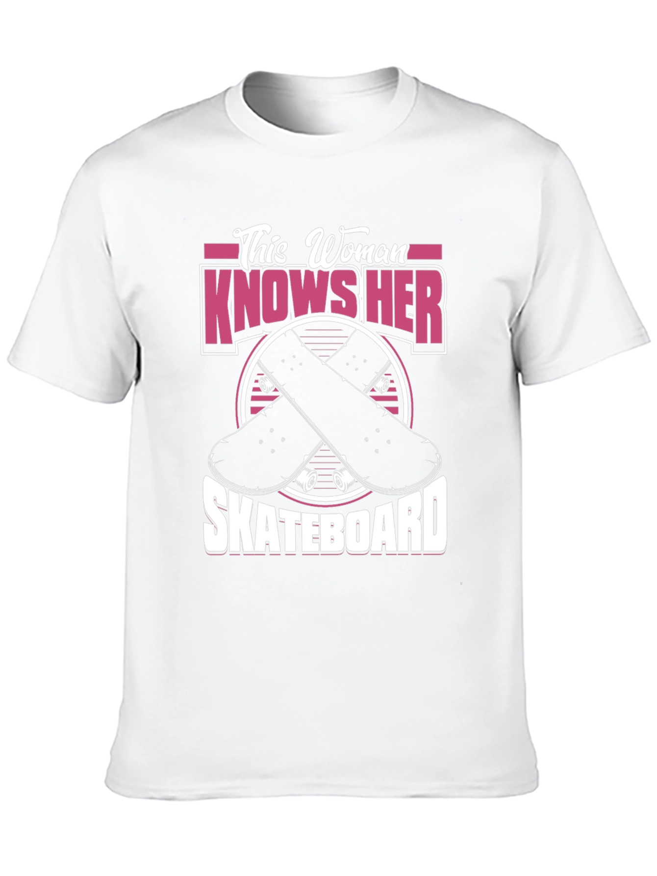 This Woman Knows Her Skateboard Graphic Tee