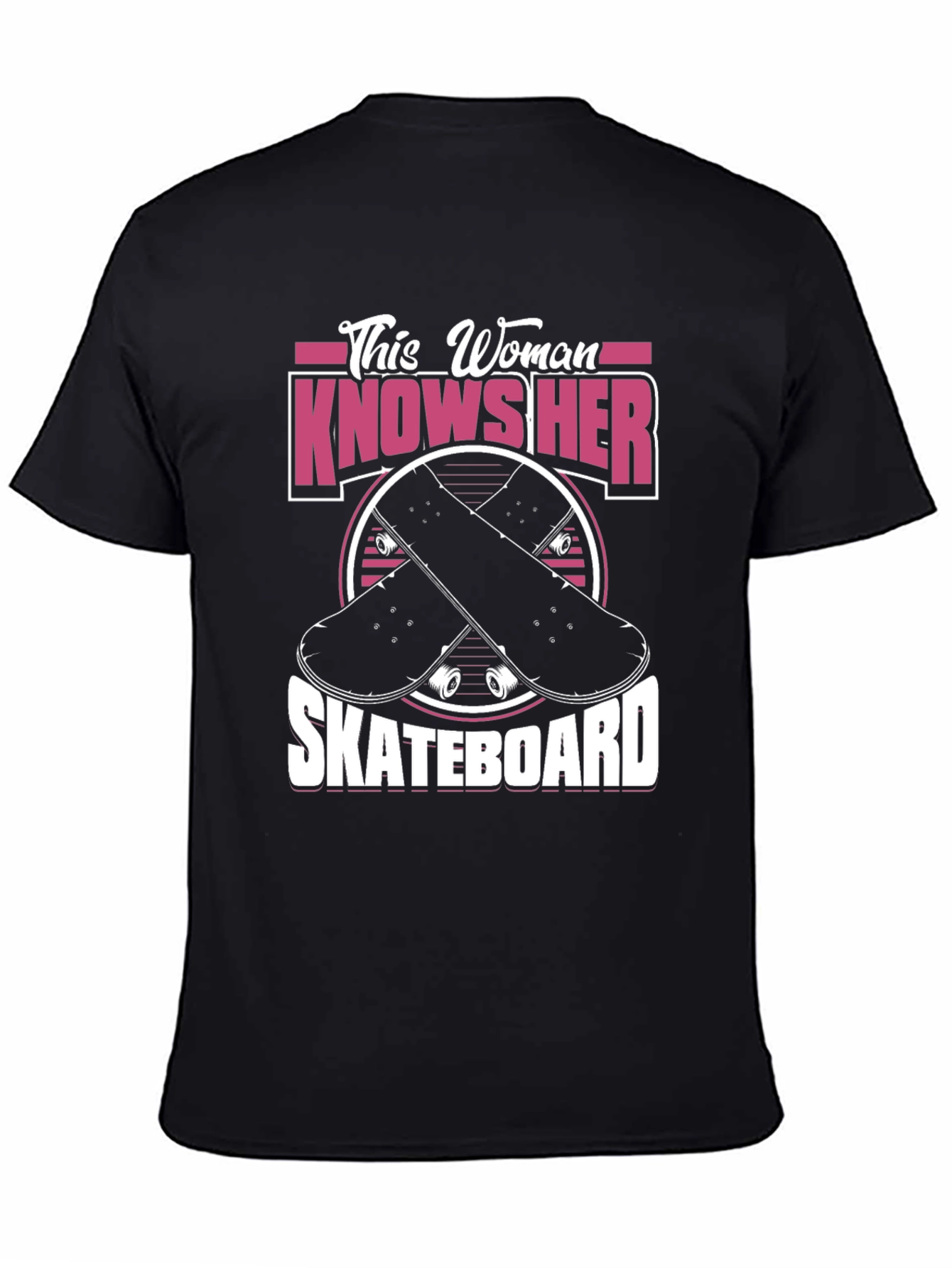 This Woman Knows Her Skateboard Graphic Tee