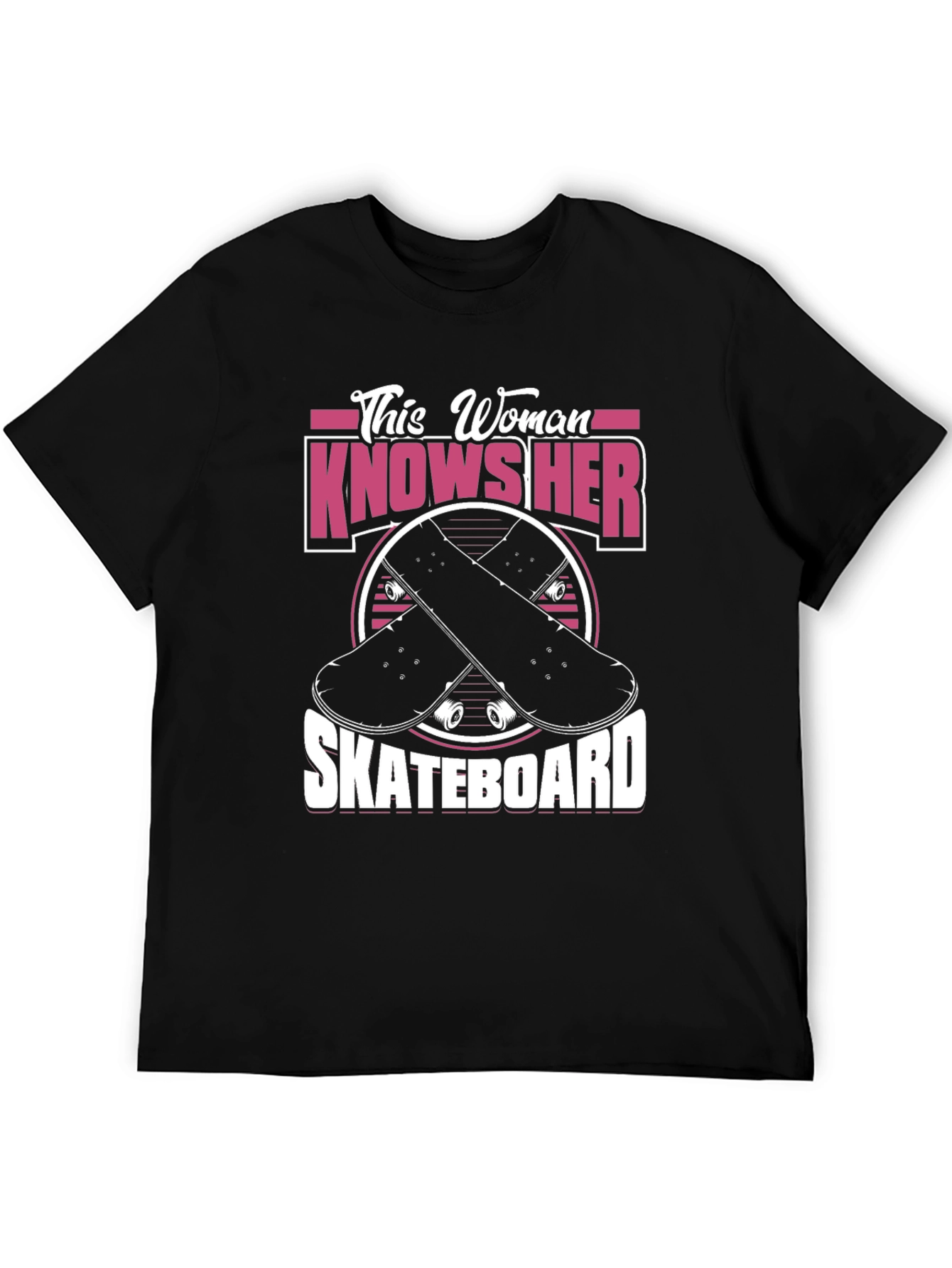 This Woman Knows Her Skateboard Graphic Tee