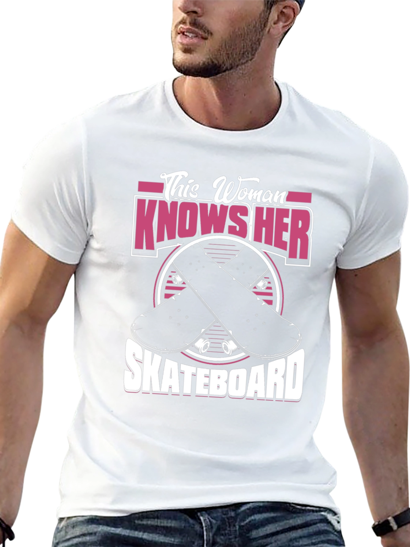 This Woman Knows Her Skateboard Graphic Tee