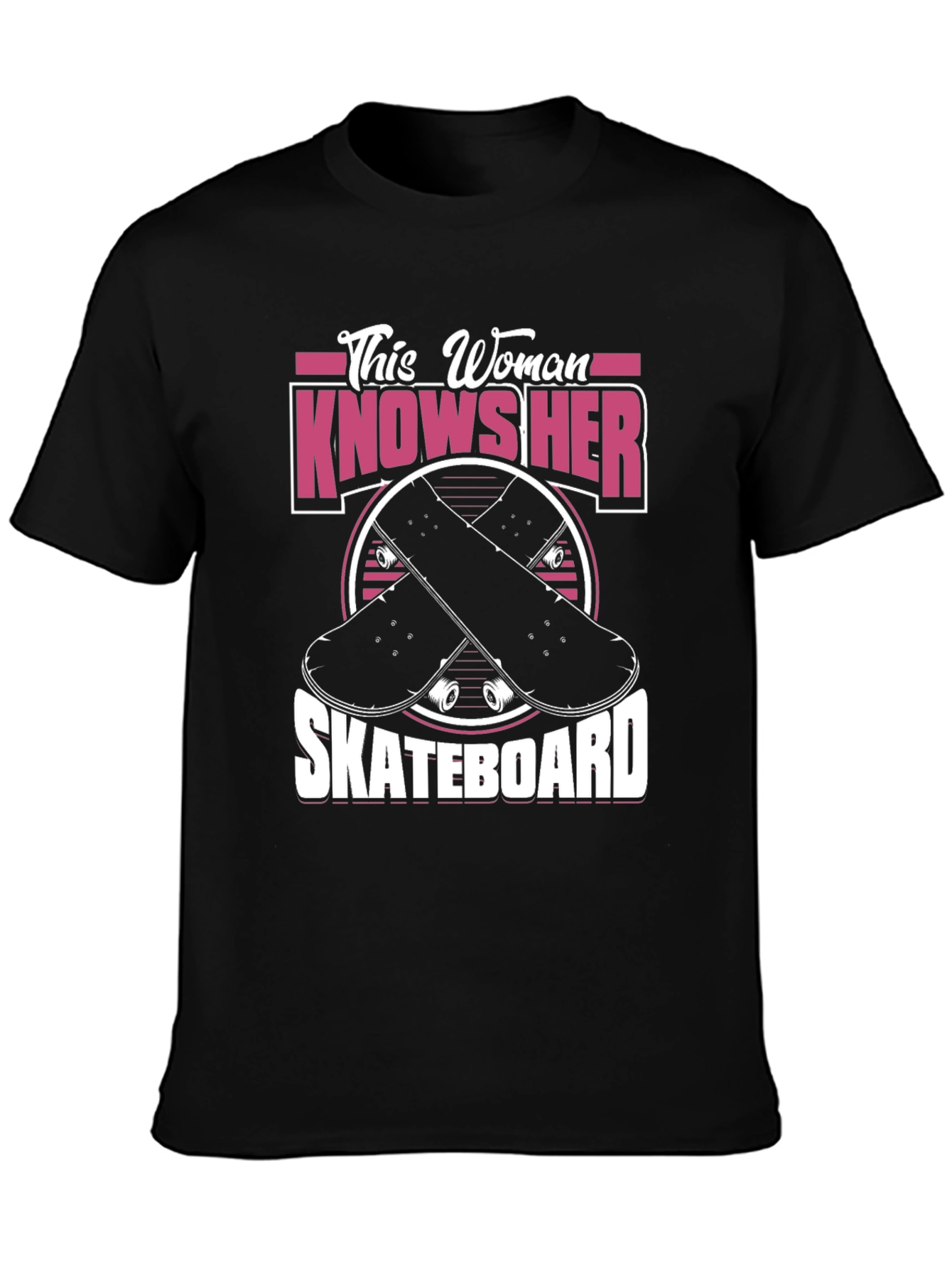 This Woman Knows Her Skateboard Graphic Tee