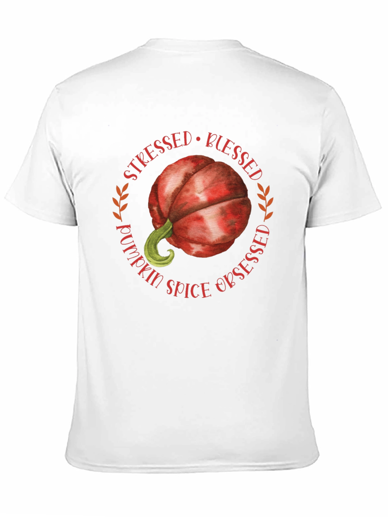 Stressed Blessed Pumpkin Spice Obsessed T-Shirt