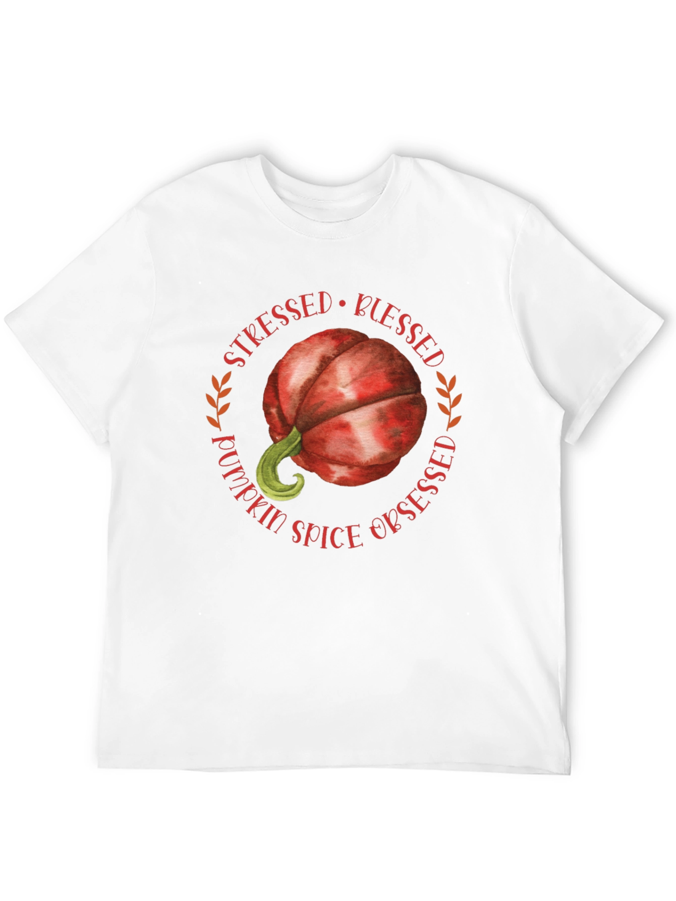 Stressed Blessed Pumpkin Spice Obsessed T-Shirt