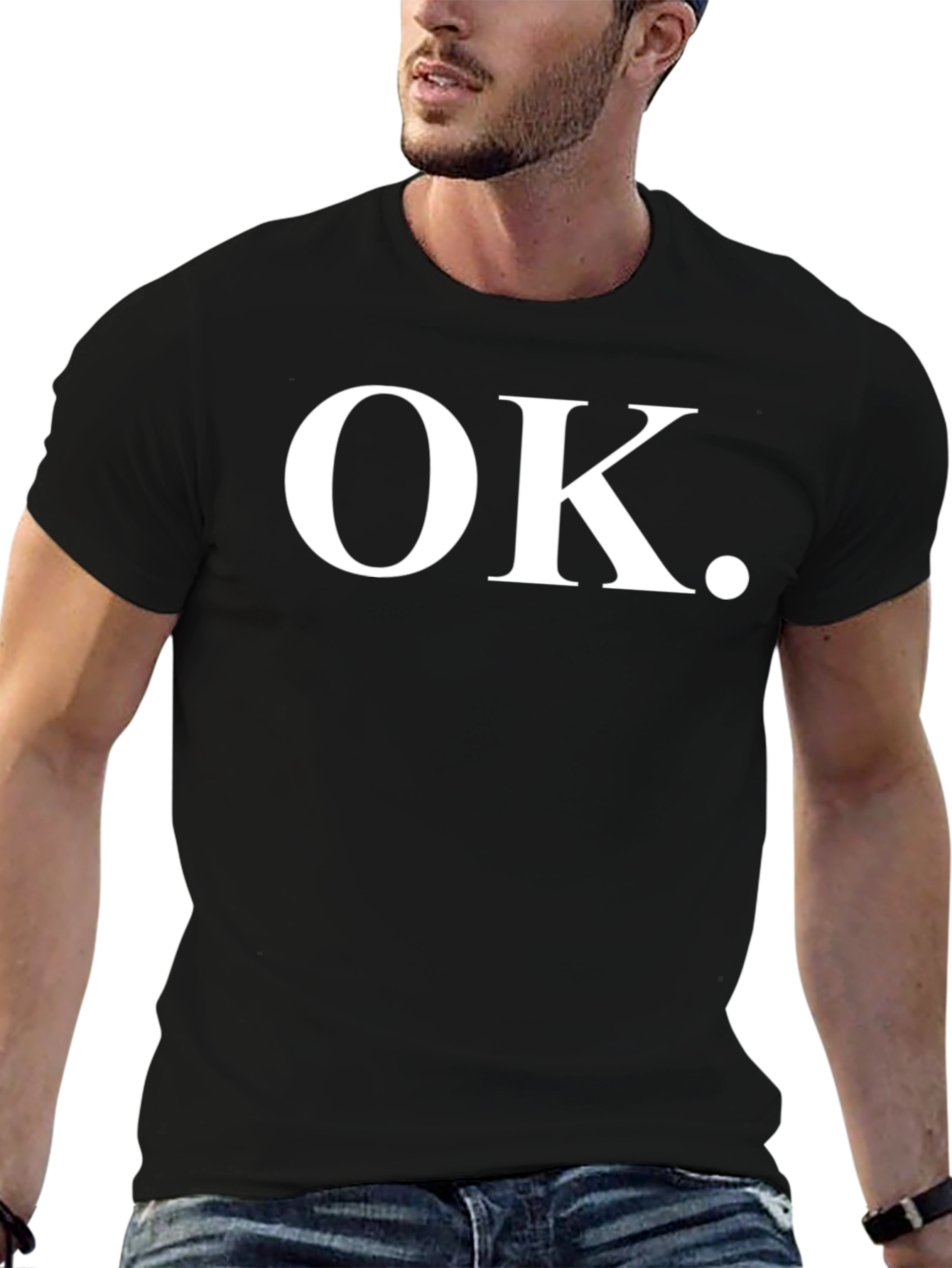 OK Graphic Tee - Classic Cotton Casual Shirt