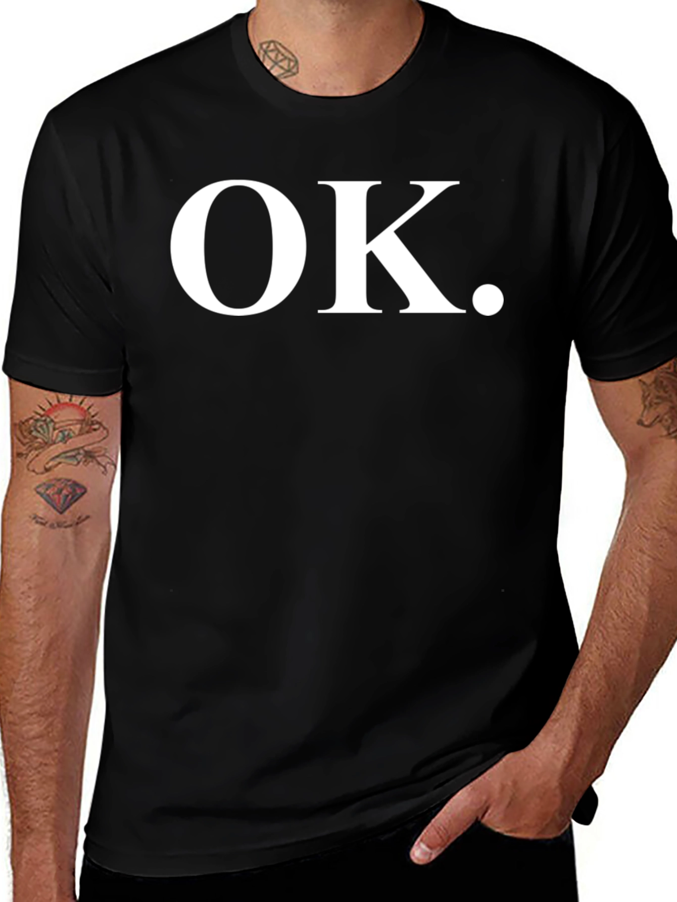 OK Graphic Tee - Classic Cotton Casual Shirt