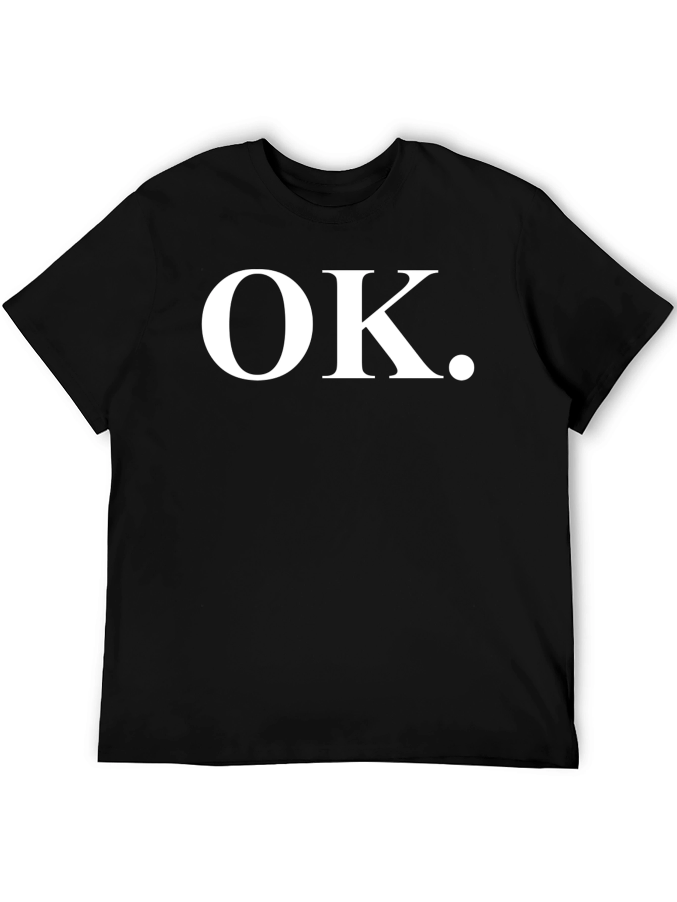 OK Graphic Tee - Classic Cotton Casual Shirt