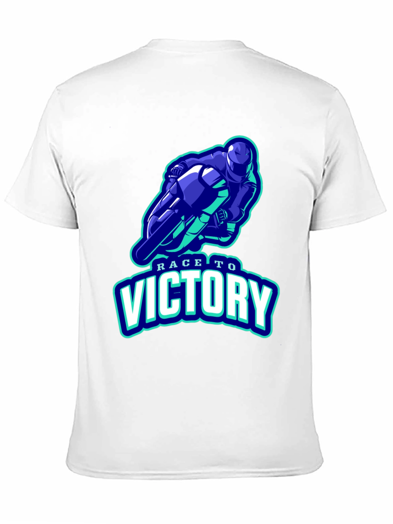 Race to Victory Graphic T-Shirt - Black