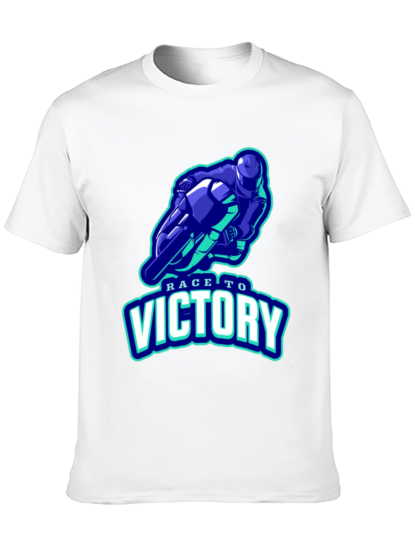 Race to Victory Graphic T-Shirt - Black
