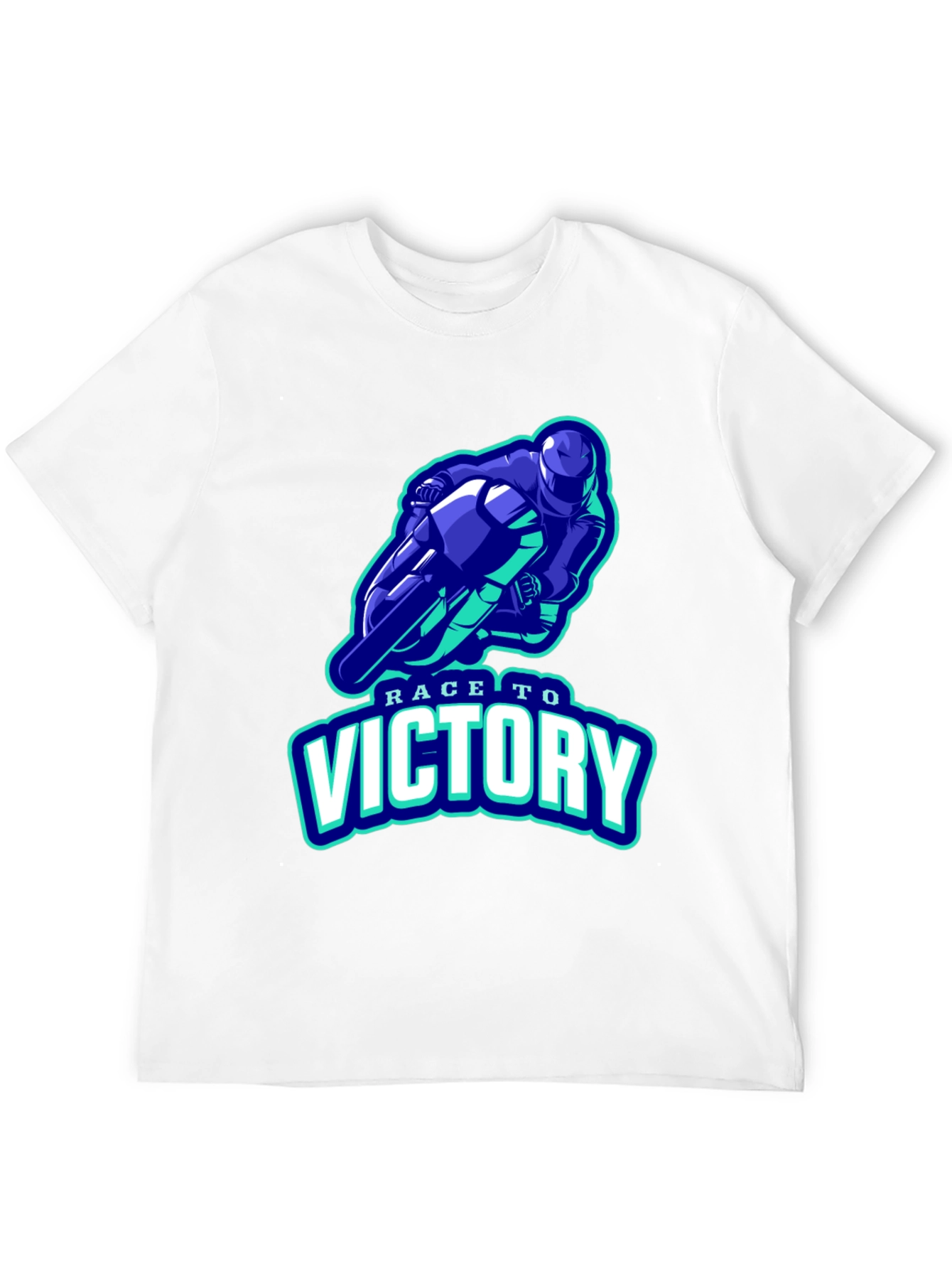 Race to Victory Graphic T-Shirt - Black
